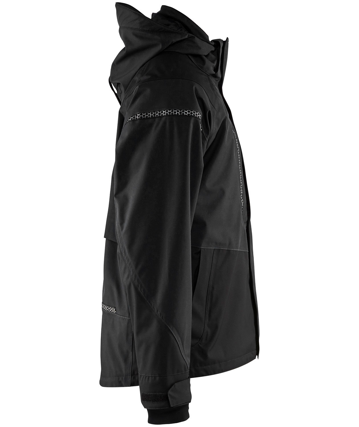 Bl&aring;kl&auml;der skaljakke, Sort, large image number 2