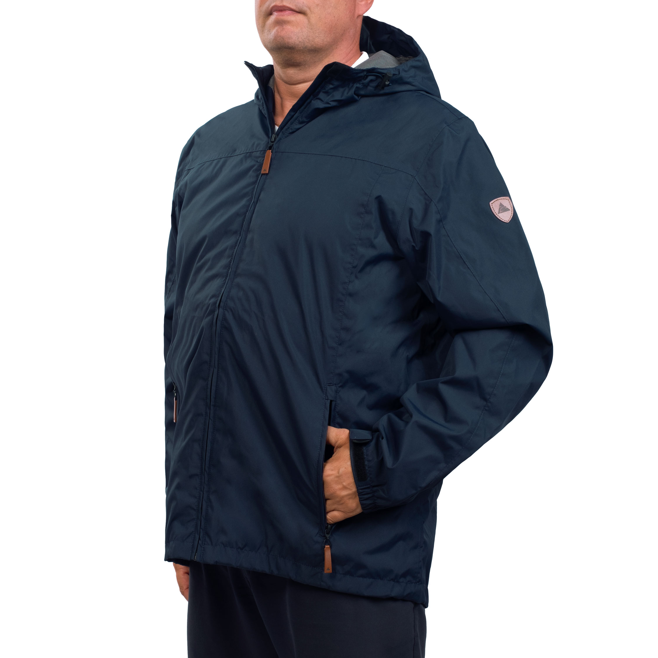 Pitch Stone skaljakke, Navy, large image number 4