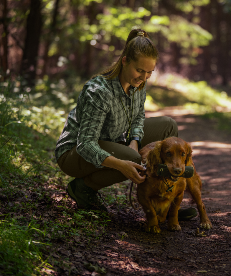 Seeland Larch Stretch Damenhose, Pine green