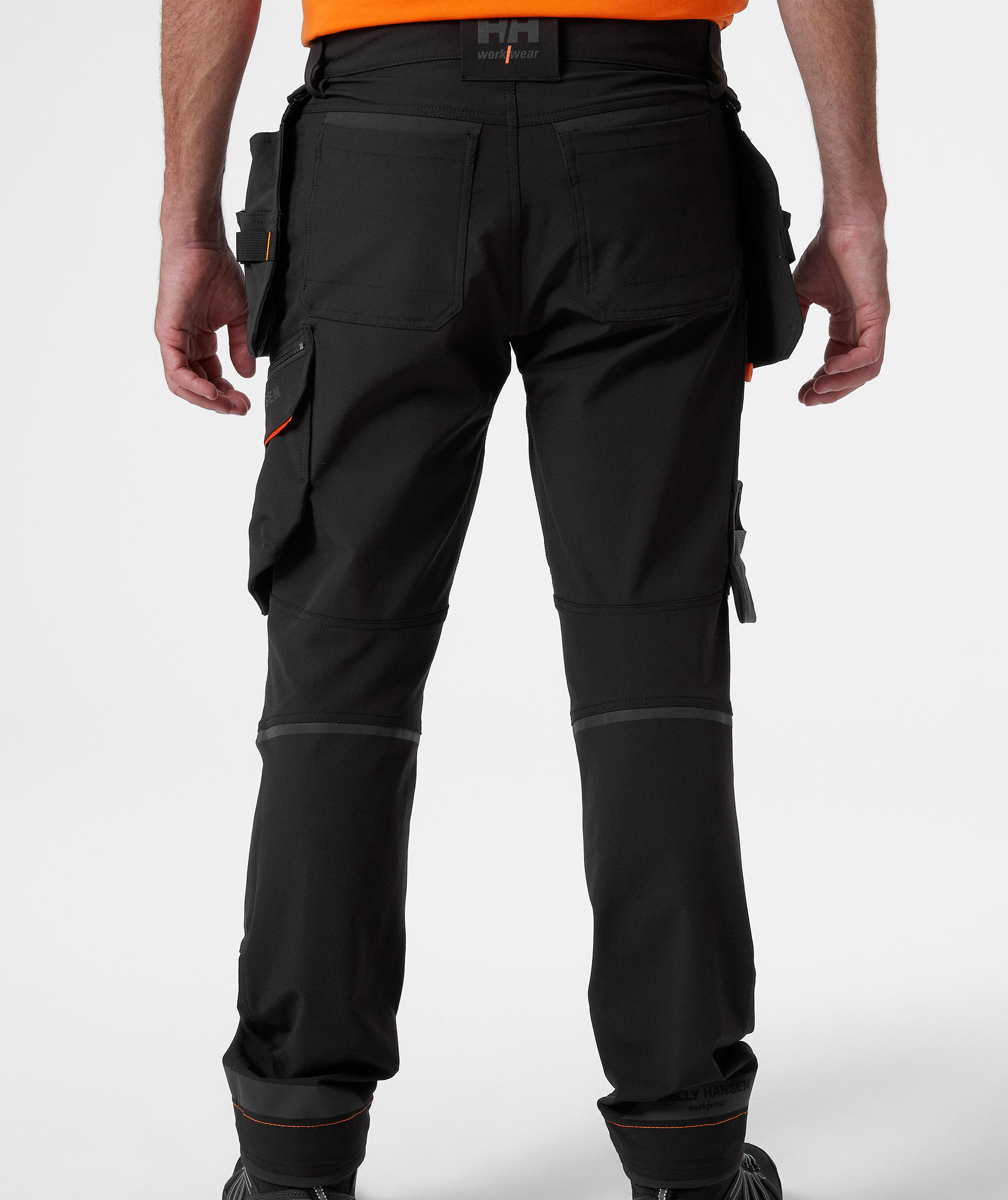 Helly Hansen Kensington h&aring;ndverksbukse Full stretch, Svart, large image number 3