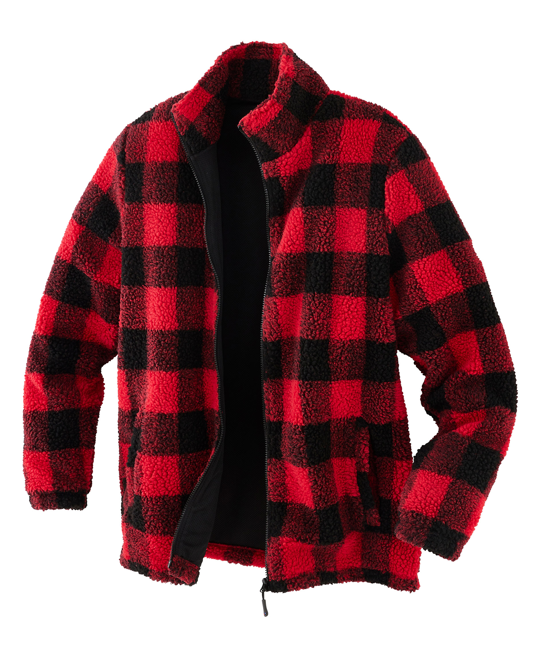 Terrax p&auml;lsfiberjacka, Svart/R&ouml;d