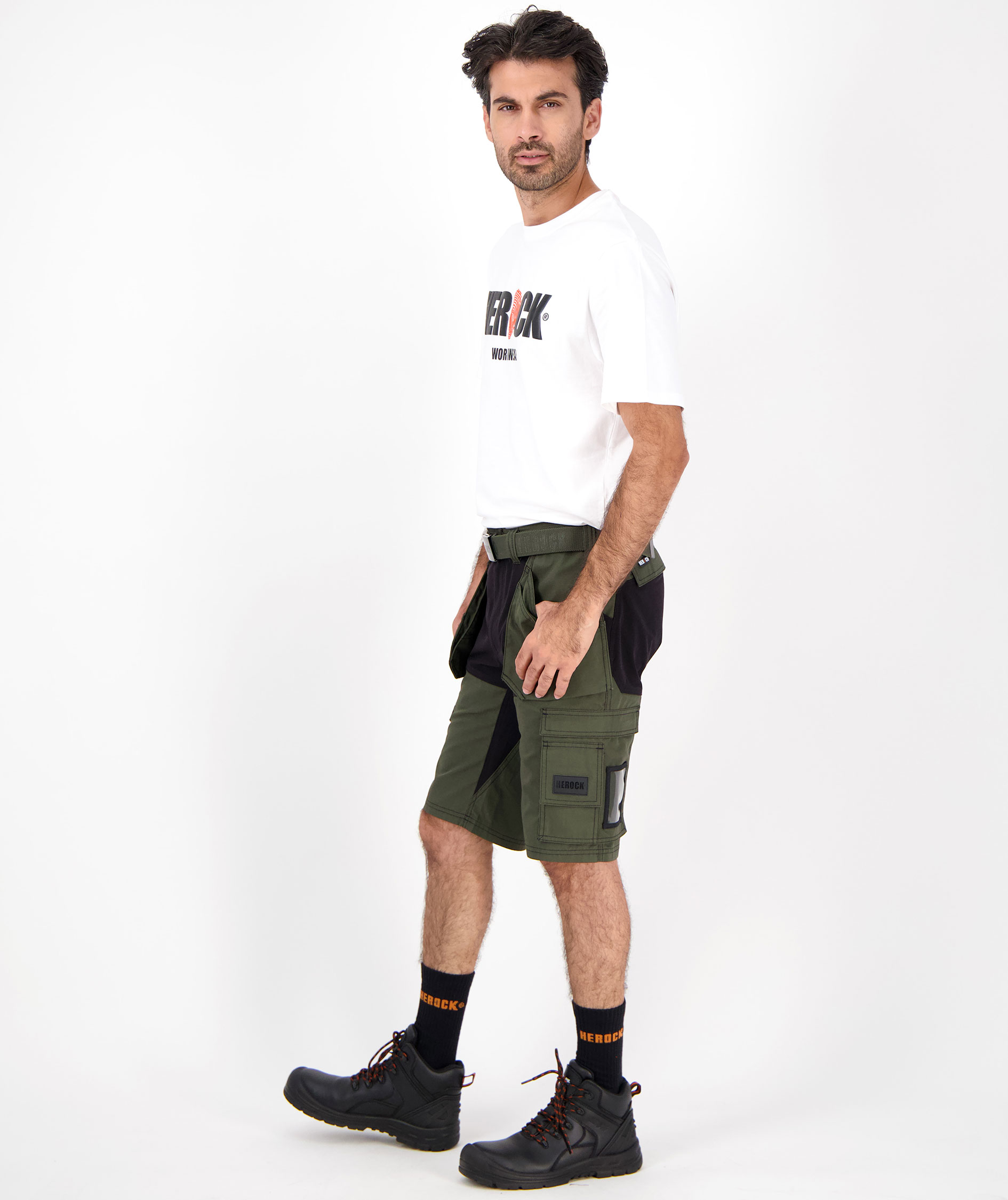 HEROCK Speri craftsman shorts, Dark Khaki/Black, large image number 7