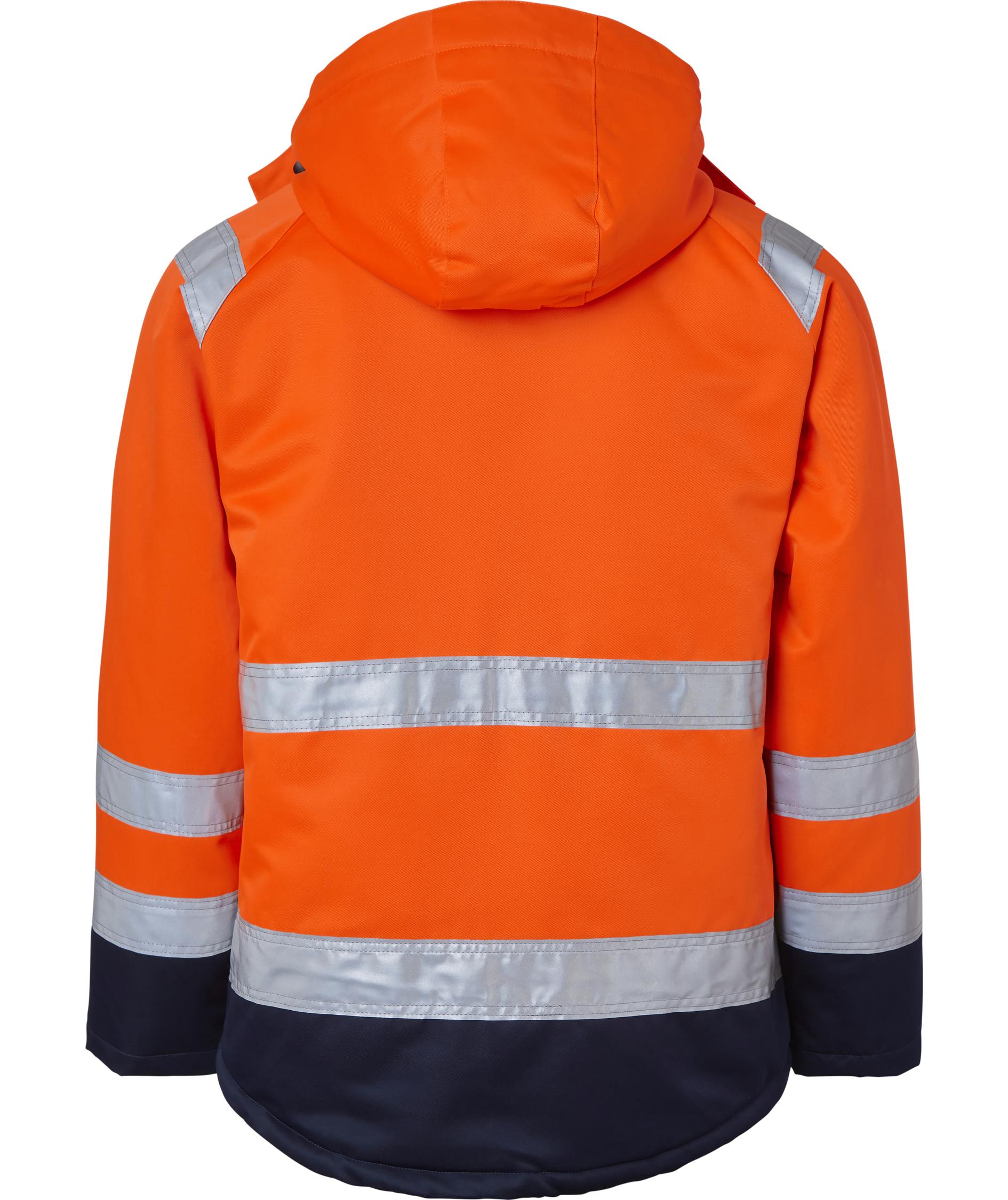 Top Swede vinterjakke 131, Hi-Vis Orange/Navy