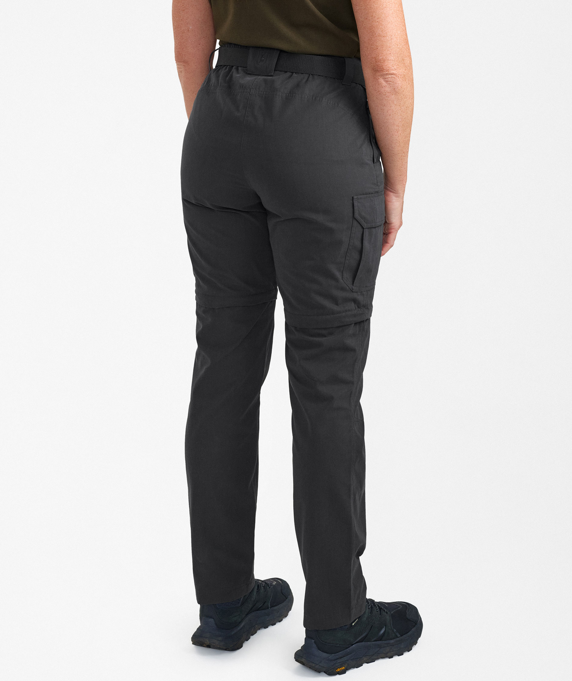 Deerhunter Slogen women's zip-off trousers, Black Ink, large image number 5