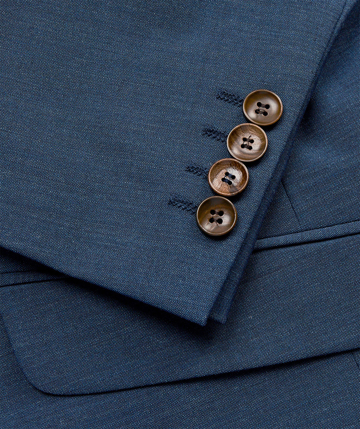 Sunwill Weft Stretch Modern fit uldblazer, Mellembl&aring;, large image number 6