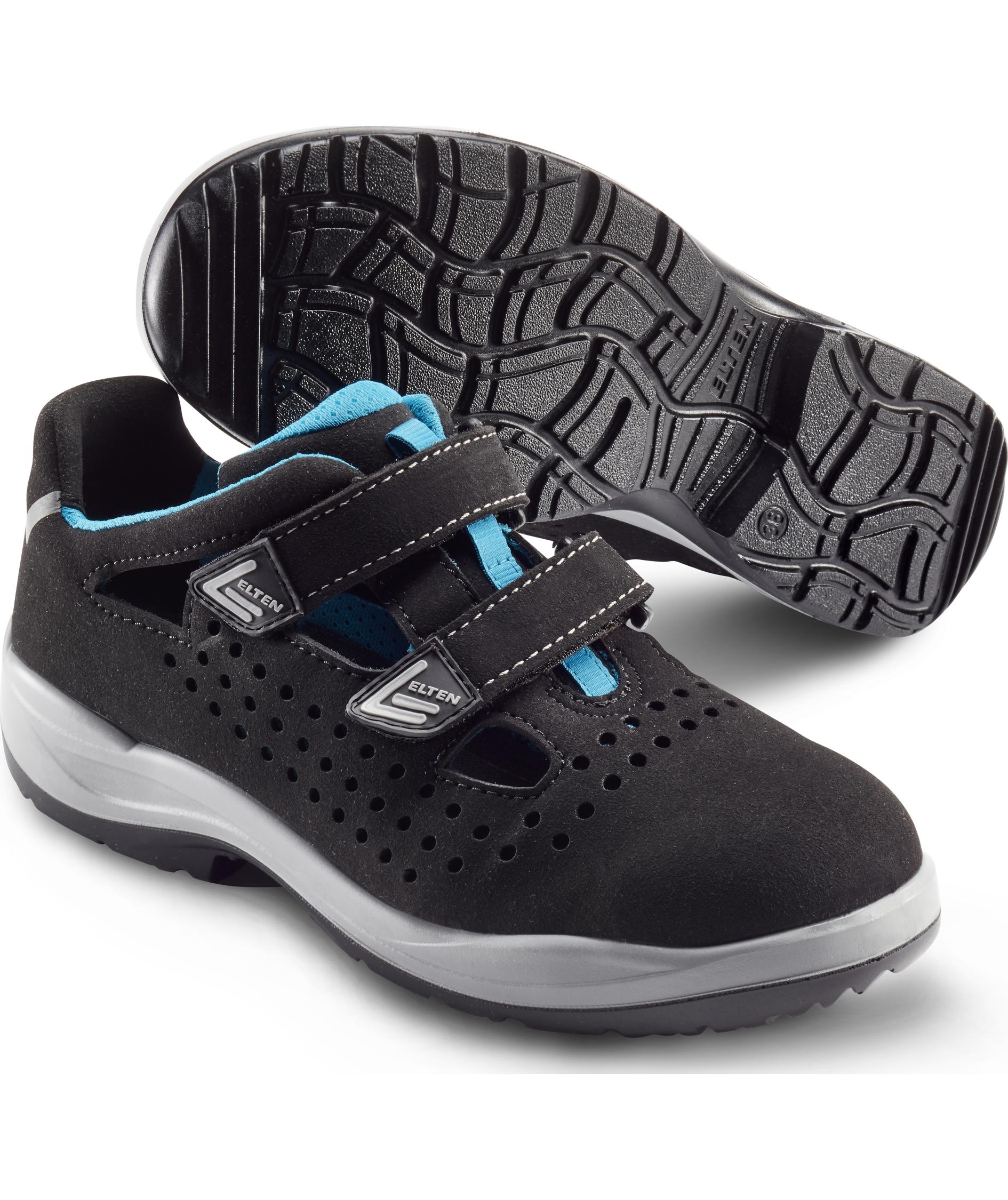 2. sortering Elten Impulse Lady Aqua Easy sikkerhedssandal S1P, Sort