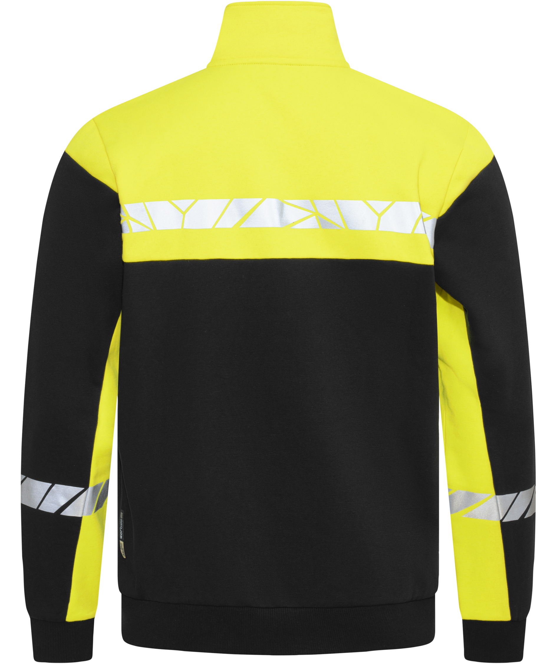 ProJob cardigan 7103, Svart/Gul, large image number 2