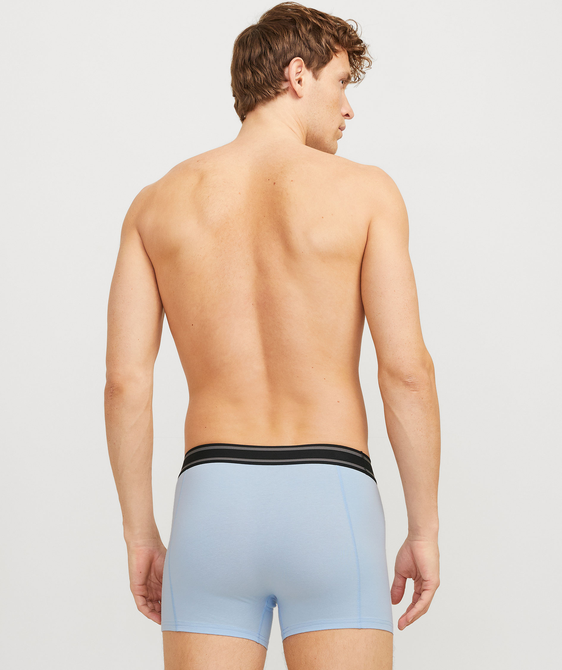 Jack & Jones JACAIDEN SOLID 3er-Pack Boxershorts, Deep Teal, large image number 3