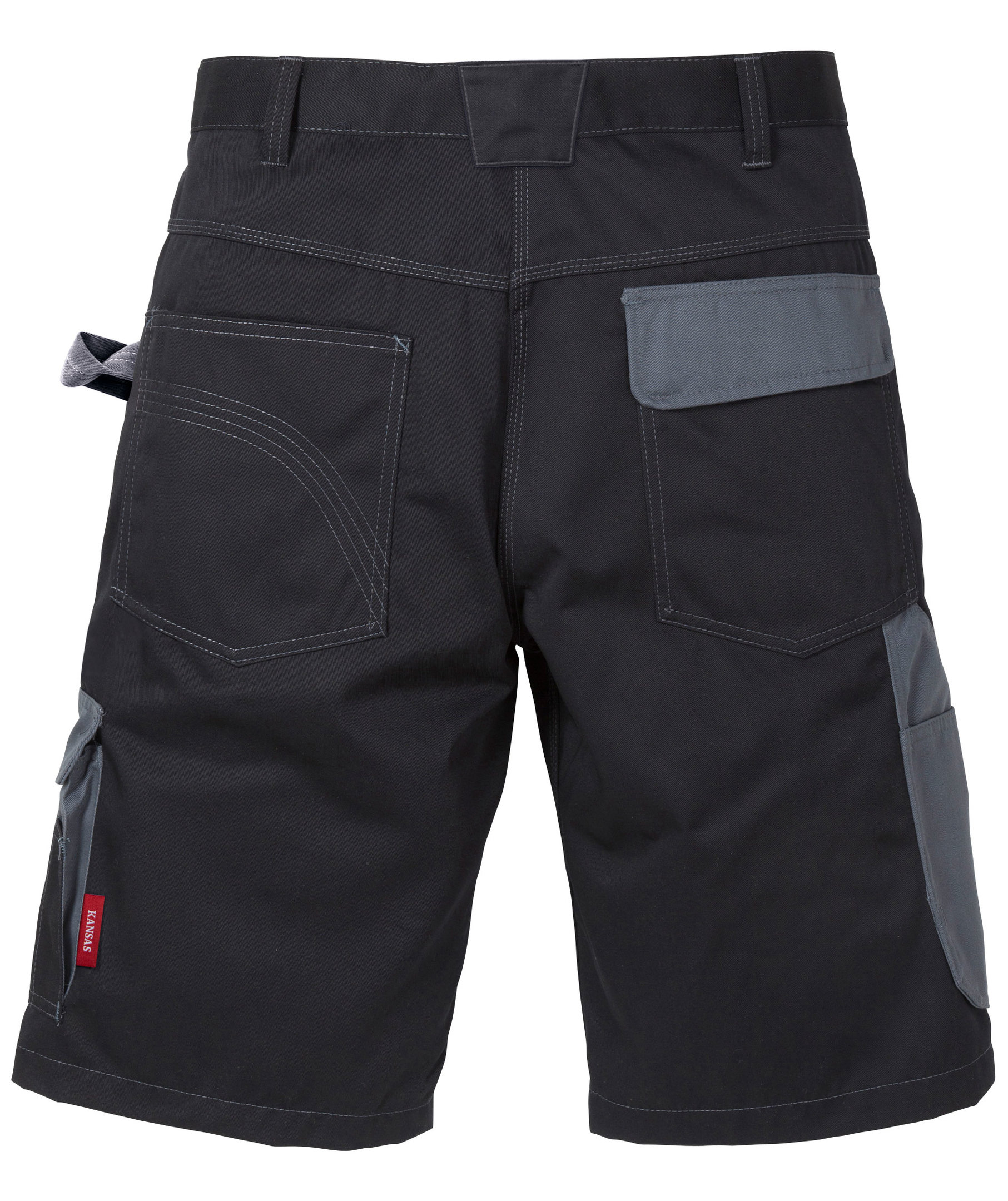 Kansas Icon arbeidsshorts, Svart/Gr&aring;, large image number 1