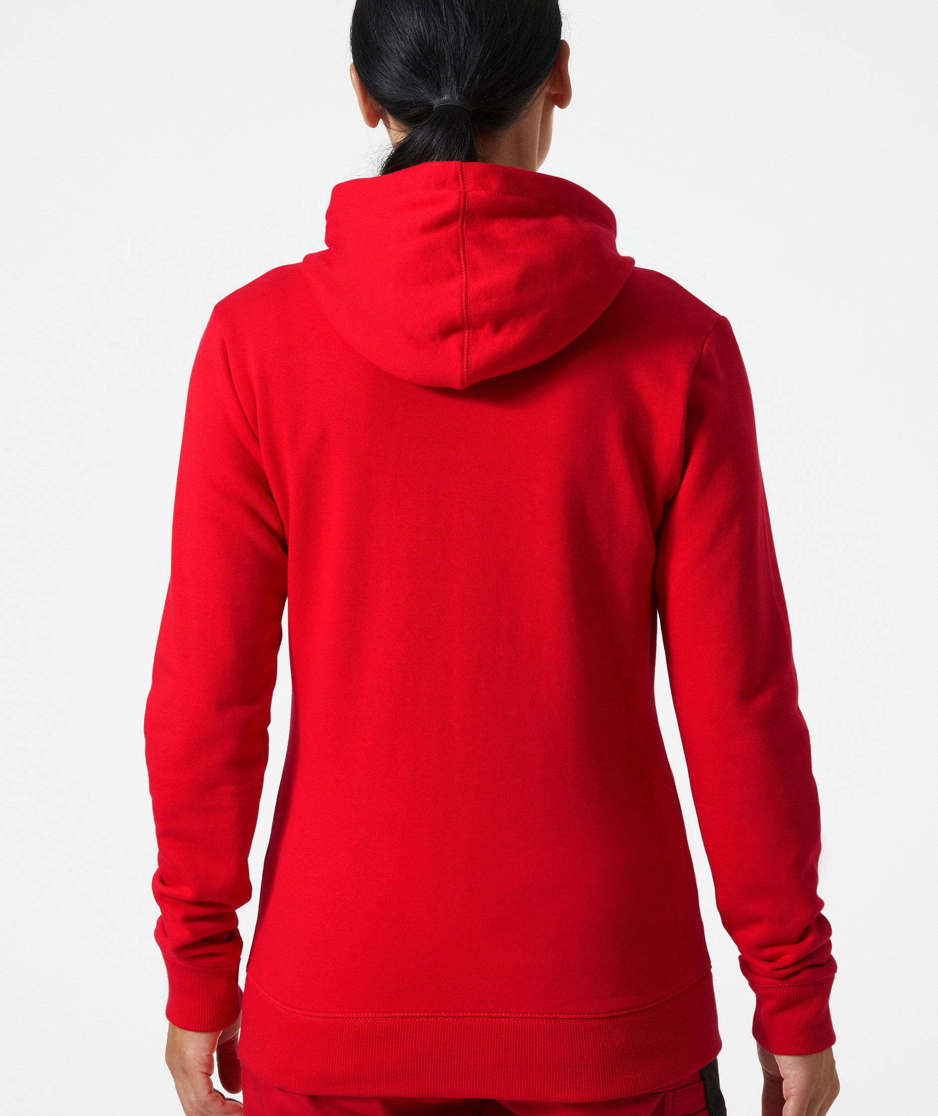 Helly Hansen Classic Damen Hoodie mit Rei&szlig;verschluss, Alert red, large image number 3
