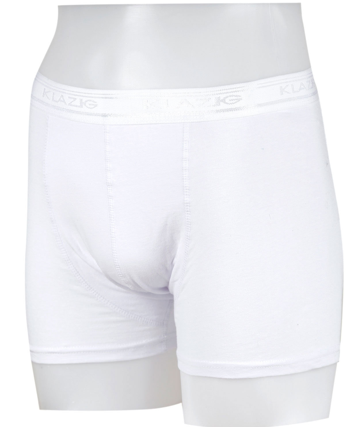 Klazig Bambus boksershorts, Hvit