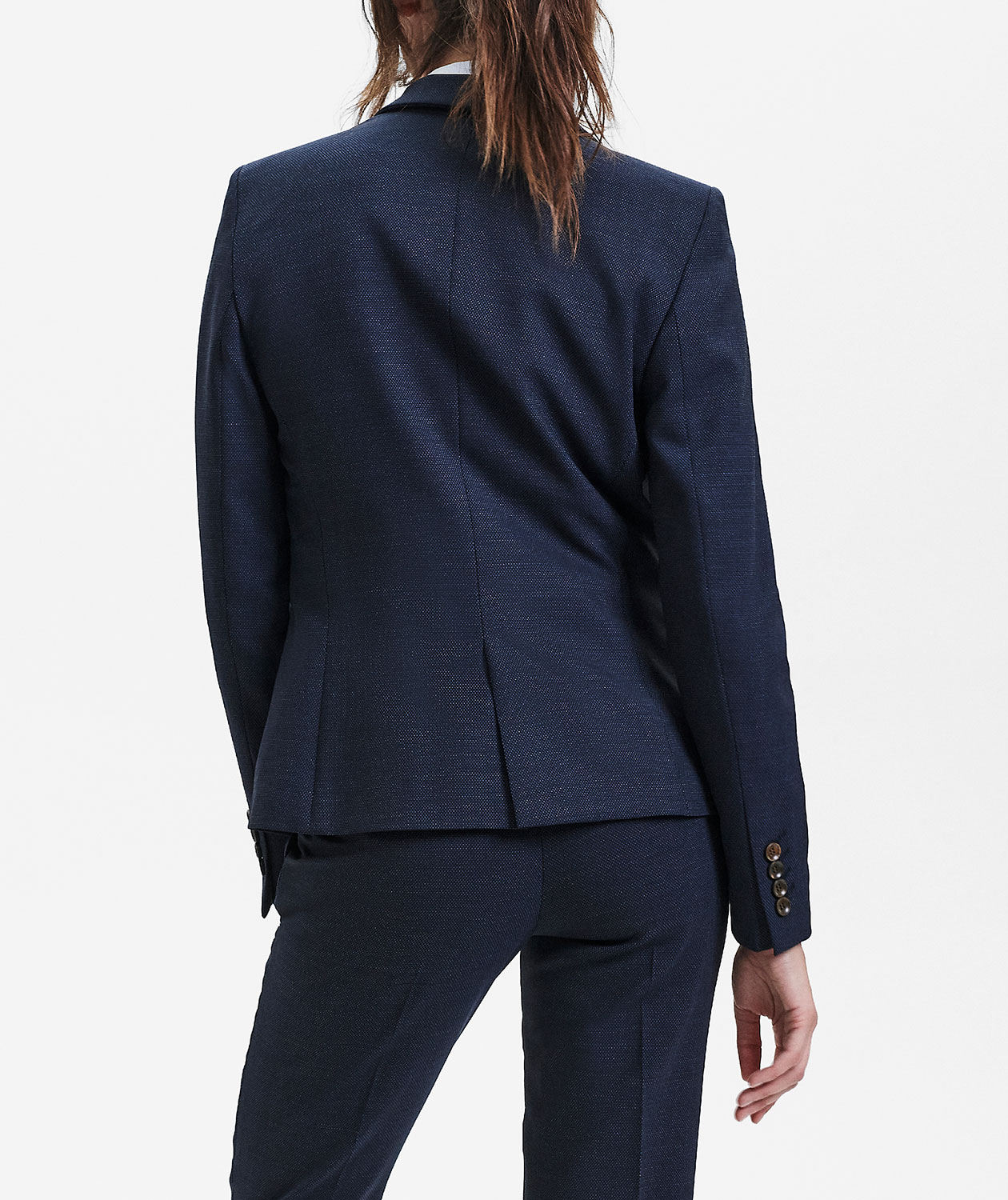 Sunwill Bistretch Modern fit dame blazer, Navy, large image number 3