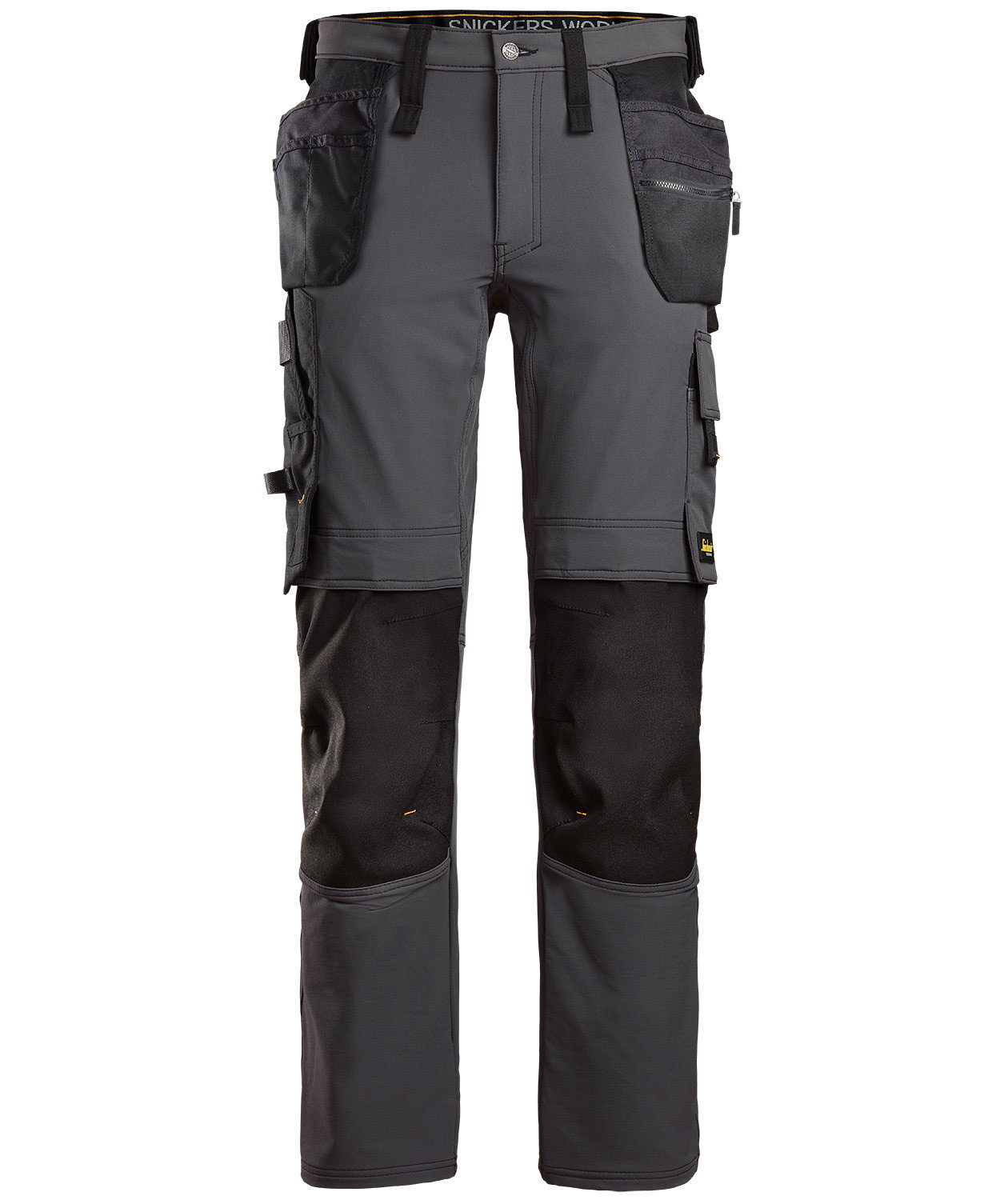 Snickers AllroundWork h&aring;ndverksbukse 6271 full stretch, St&aring;lgr&aring;/Svart, St&aring;lgr&aring;/Svart, swatch