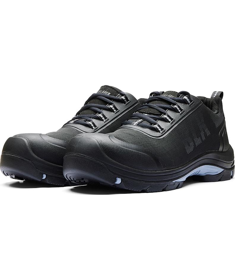 Bl&aring;kl&auml;der&nbsp;Gecko skyddsskor S3, Svart/Bl&aring;