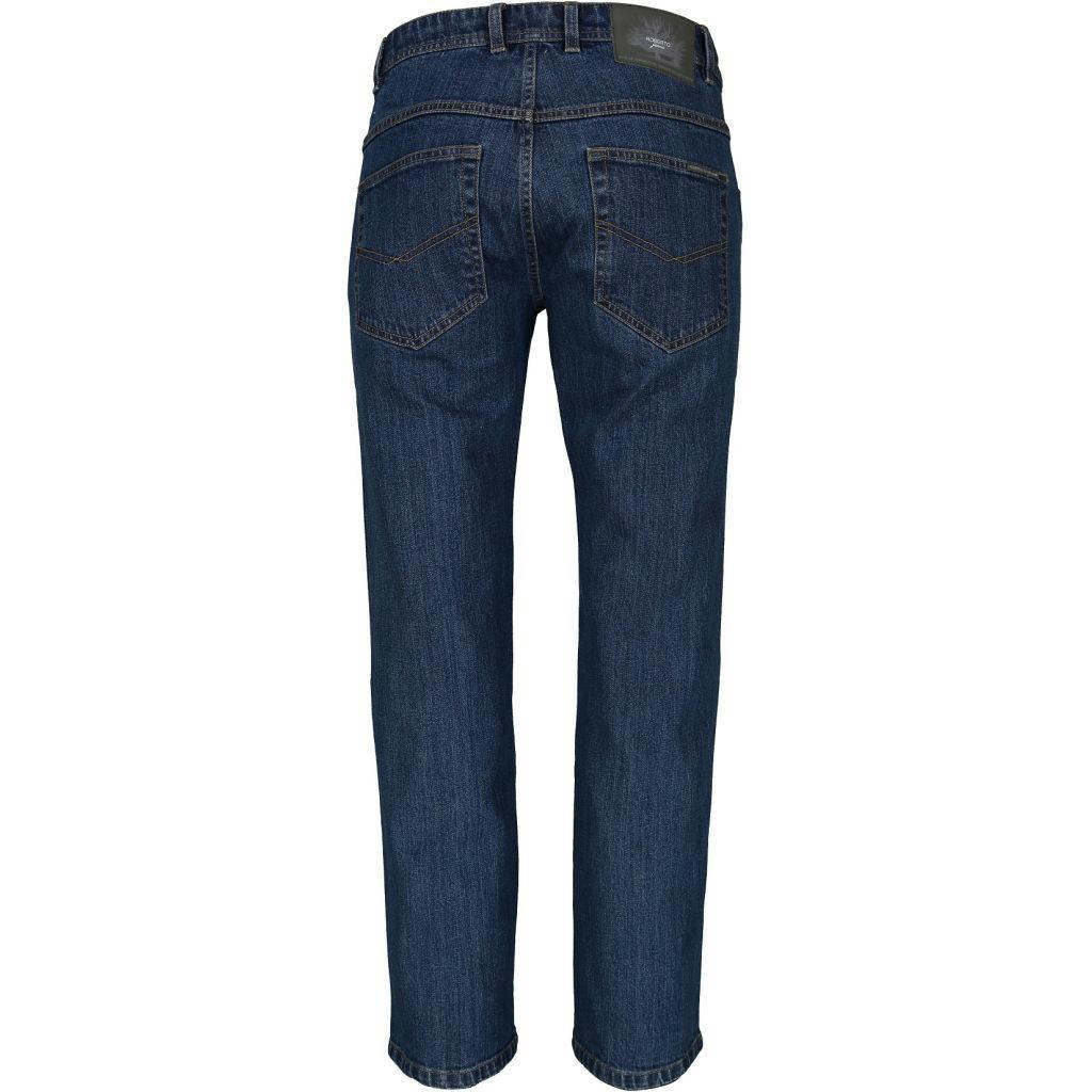 Roberto Jeans Reg. Fit med stretch, Stonewashed
