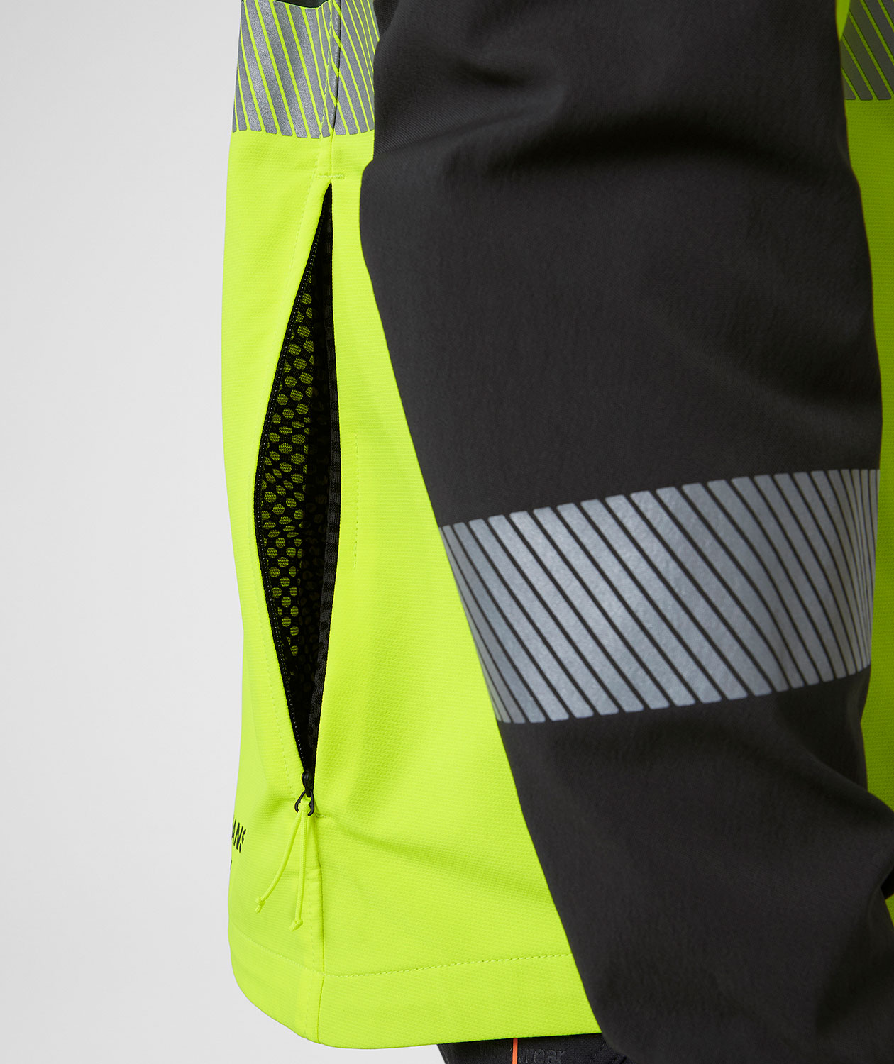 Helly Hansen ICU BRZ arbetsjacka full stretch, Varsel Gul/Ebony, large image number 5