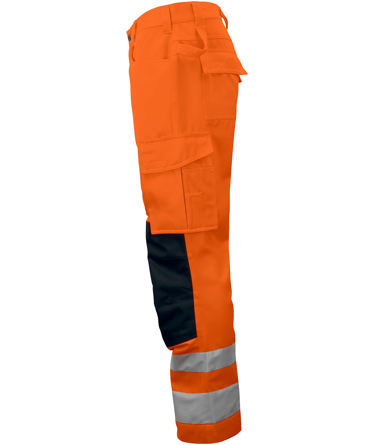 ProJob work trousers 6532, Hi-Vis Orange/Black, large image number 3