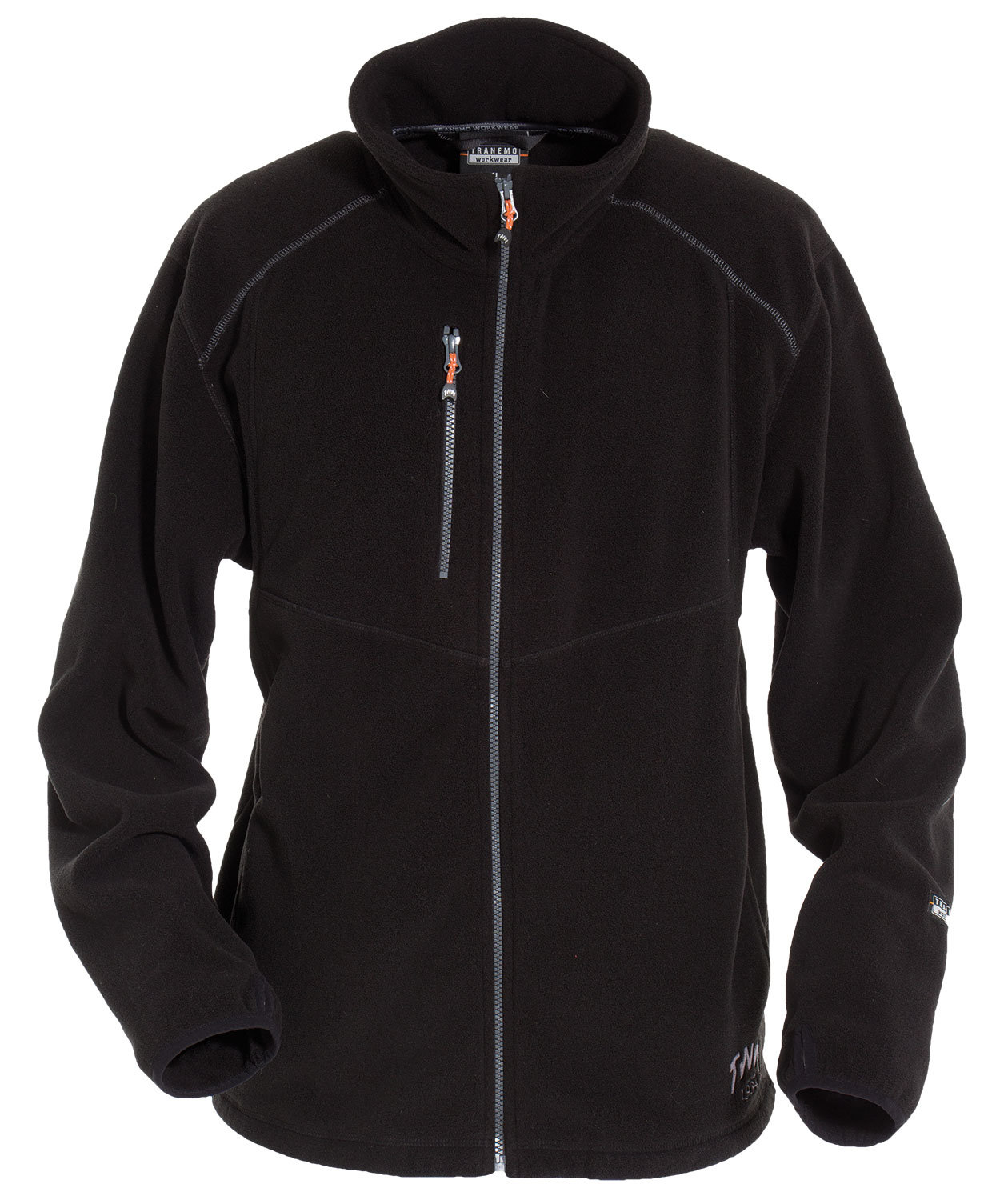 Tranemo Premium Plus fleecejacka, Svart