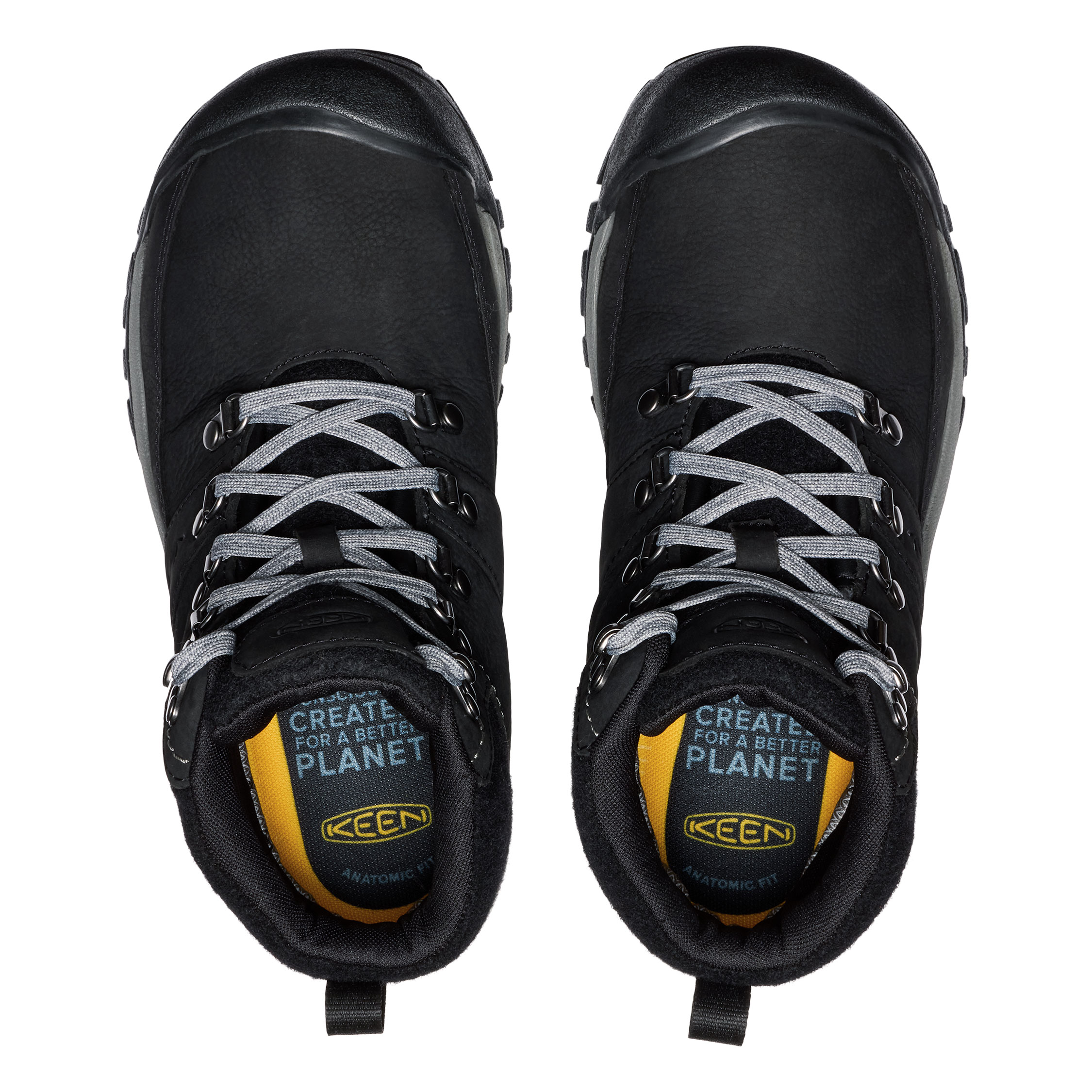 Keen Kaci III Winter MID WP women's hiking boots, Black/Steel Grey, large image number 4