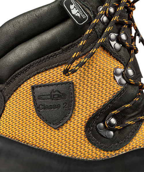SIP Grizzly chainsaw boots SB, Black/Orange, large image number 2