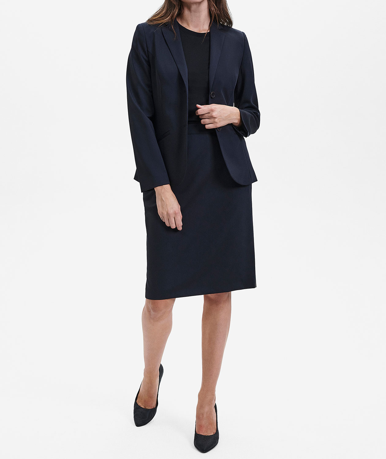 Sunwill Traveller Bistretch Modern fit kjol, Navy