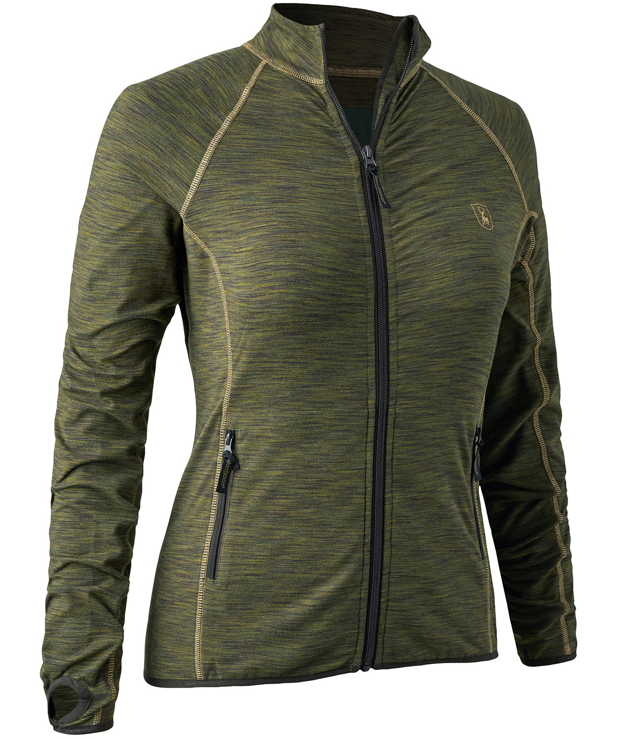 Deerhunter Lady Insulated vadderad fleecetr&ouml;ja dam, Green Melange