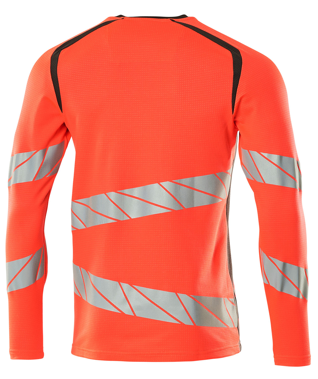 Mascot Accelerate Safe long-sleeved T-shirt, Hi-vis red/Dark anthracite