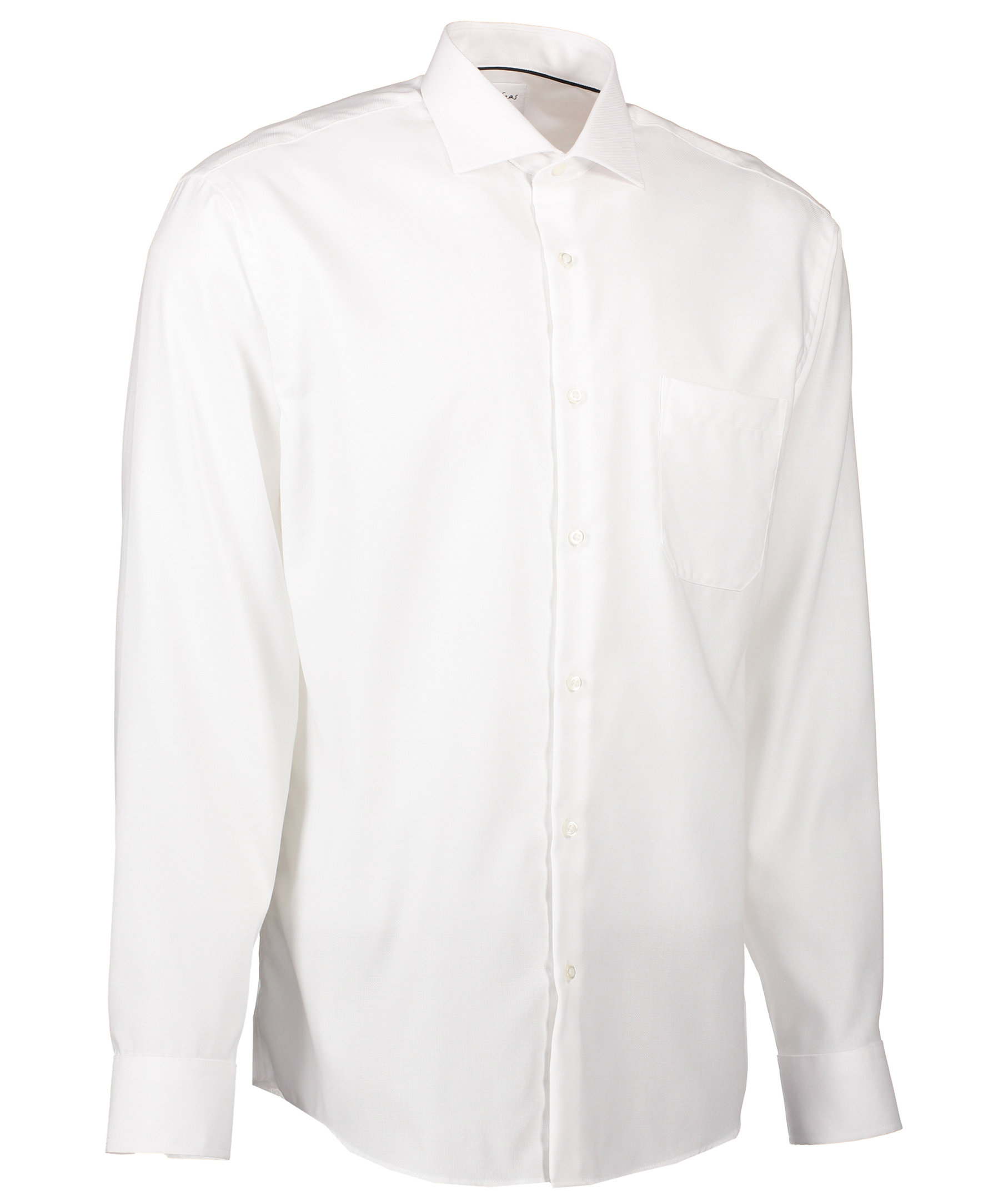 Seven Seas Dobby Royal Oxford modern fit shirt with chest pocket, White, large image number 2