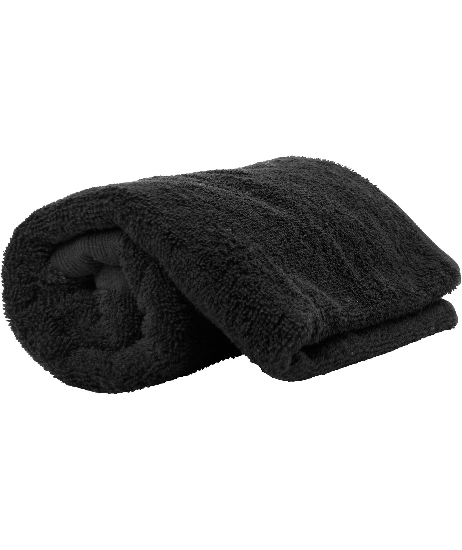 ID frott&eacute; handduk, Svart