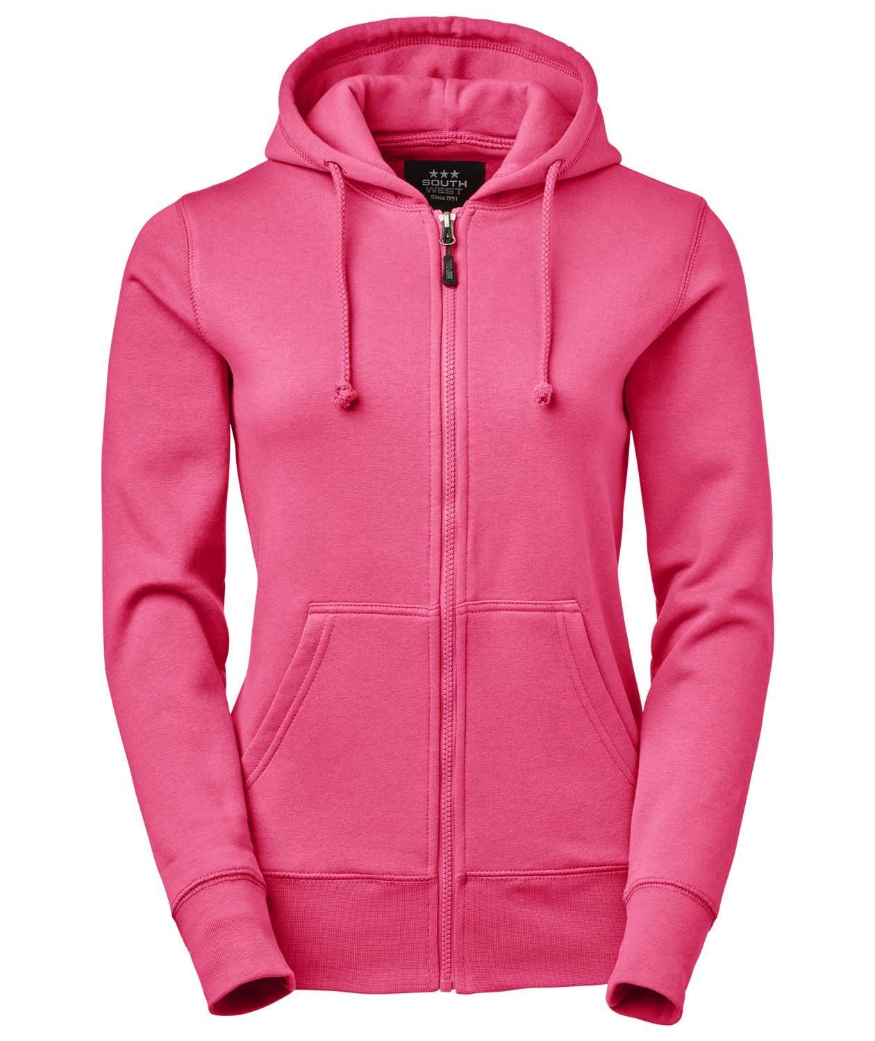 South West Georgia Damen Hoodie, Cerise, Cerise, swatch