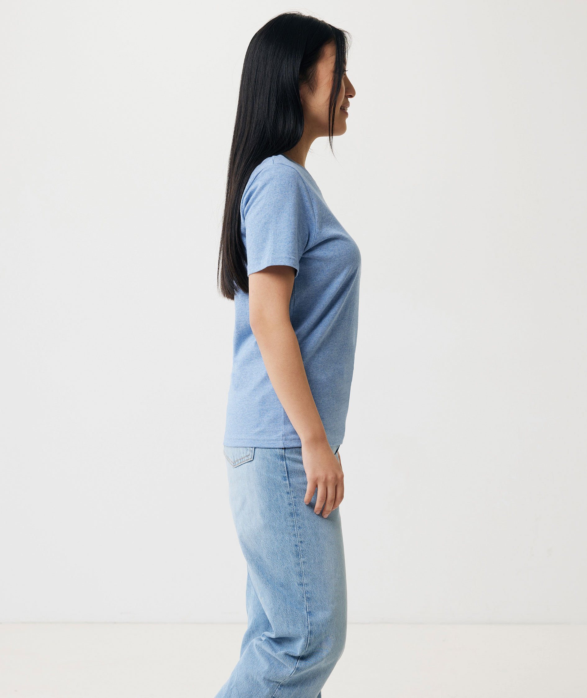 Iqoniq Brett T-shirt, Light Heather Blue, large image number 4