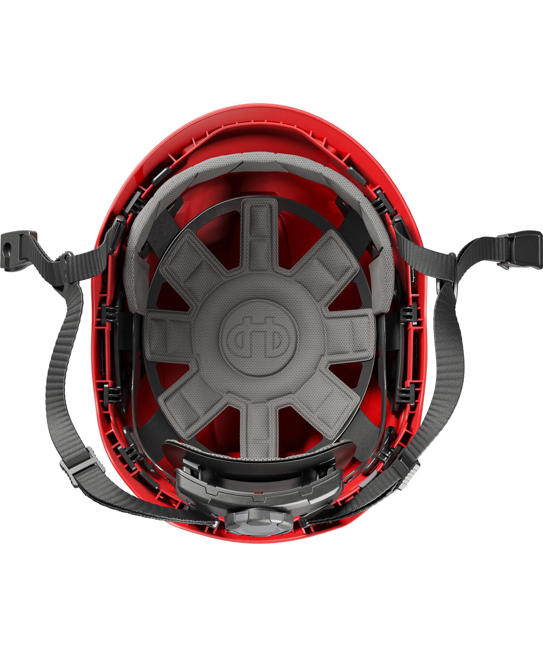 Hellberg Sector ikke-ventileret sikkerhedshjelm, R&oslash;d, R&oslash;d, large image number 2