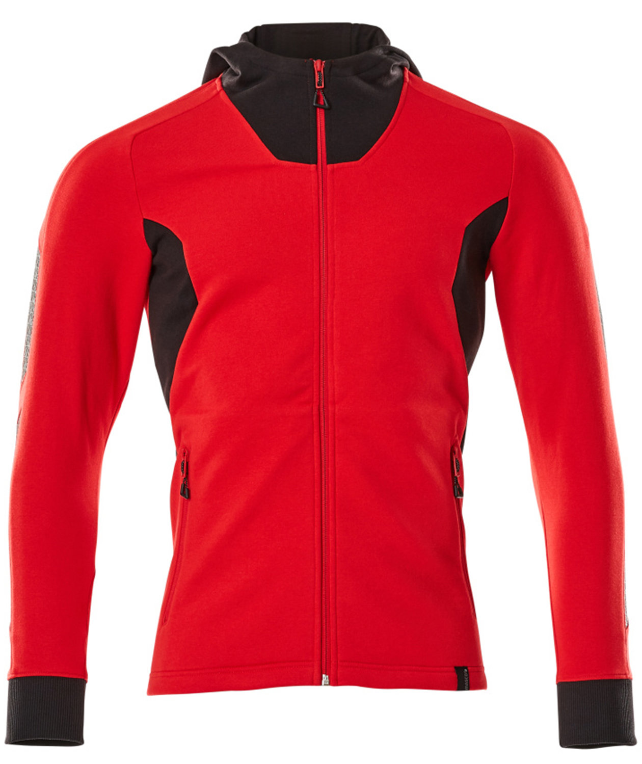 Mascot Accelerate Kapuzensweatshirt mit Rei&szlig;verschluss, Signalrot/schwarz, Signalrot/schwarz, swatch