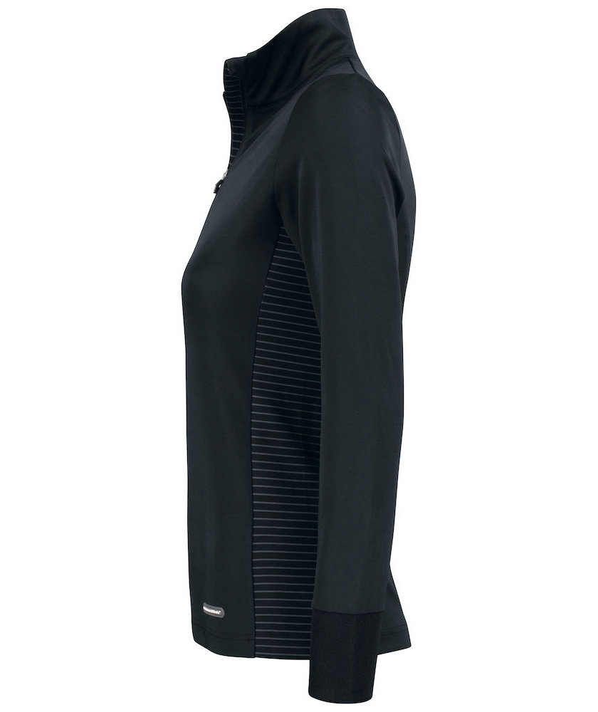 Cutter & Buck Traverse Half Zip Damen, Black, large image number 3