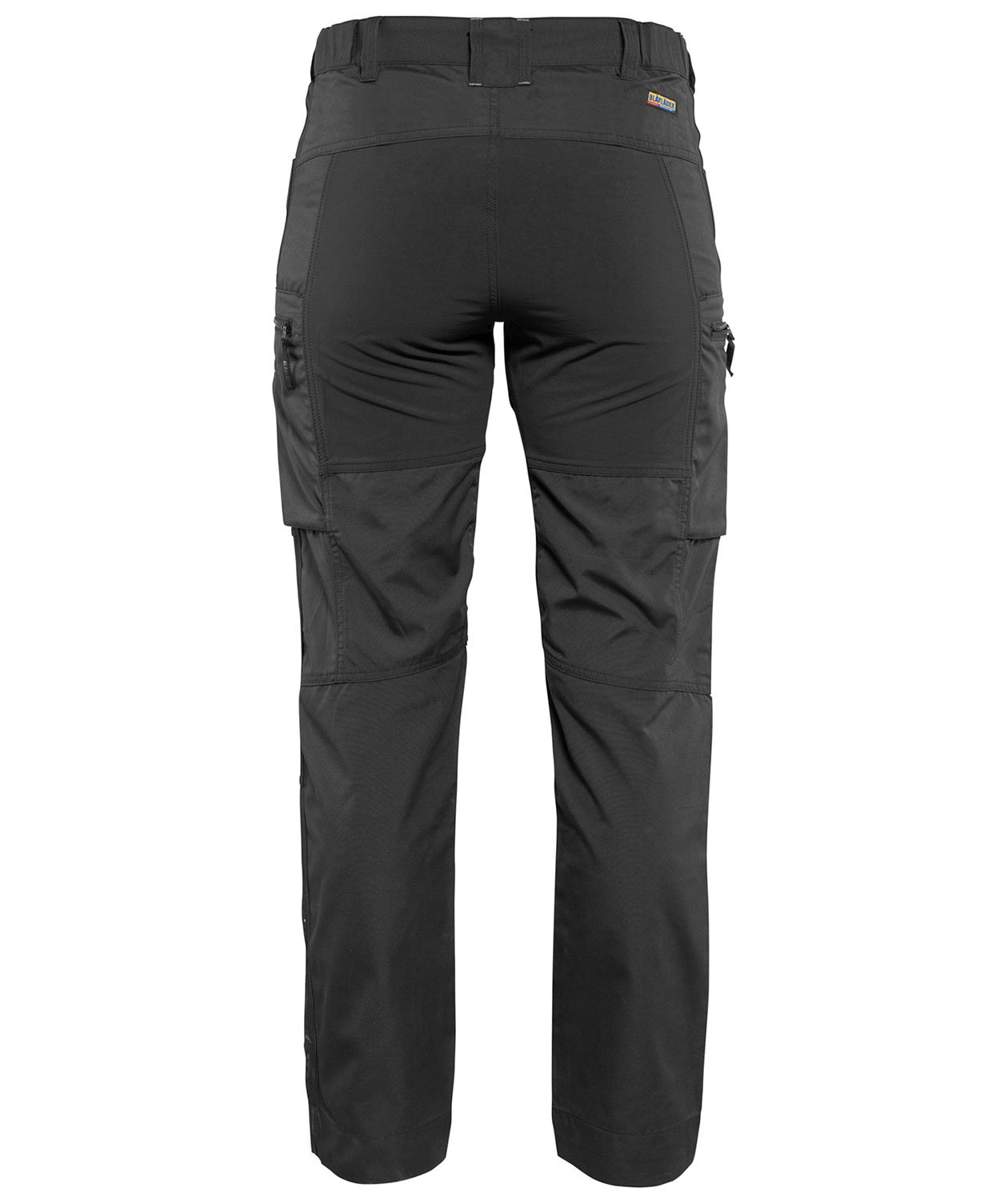 Bl&aring;kl&auml;der Unite dame servicebukse, Antrasittgr&aring;/Svart, large image number 2