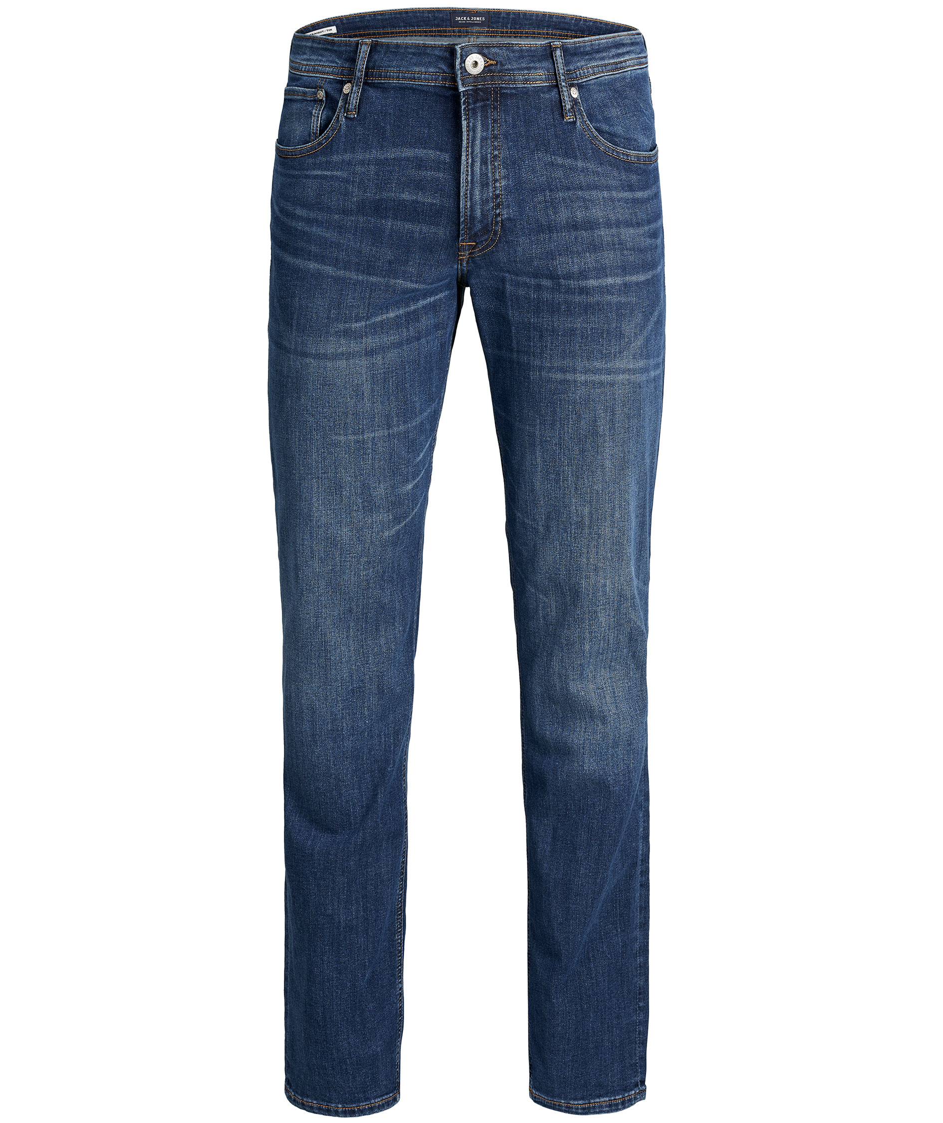 Jack & Jones JJITIM JJORIGINAL AM814 Plus Size Slim Fit Jeans, Blue Denim