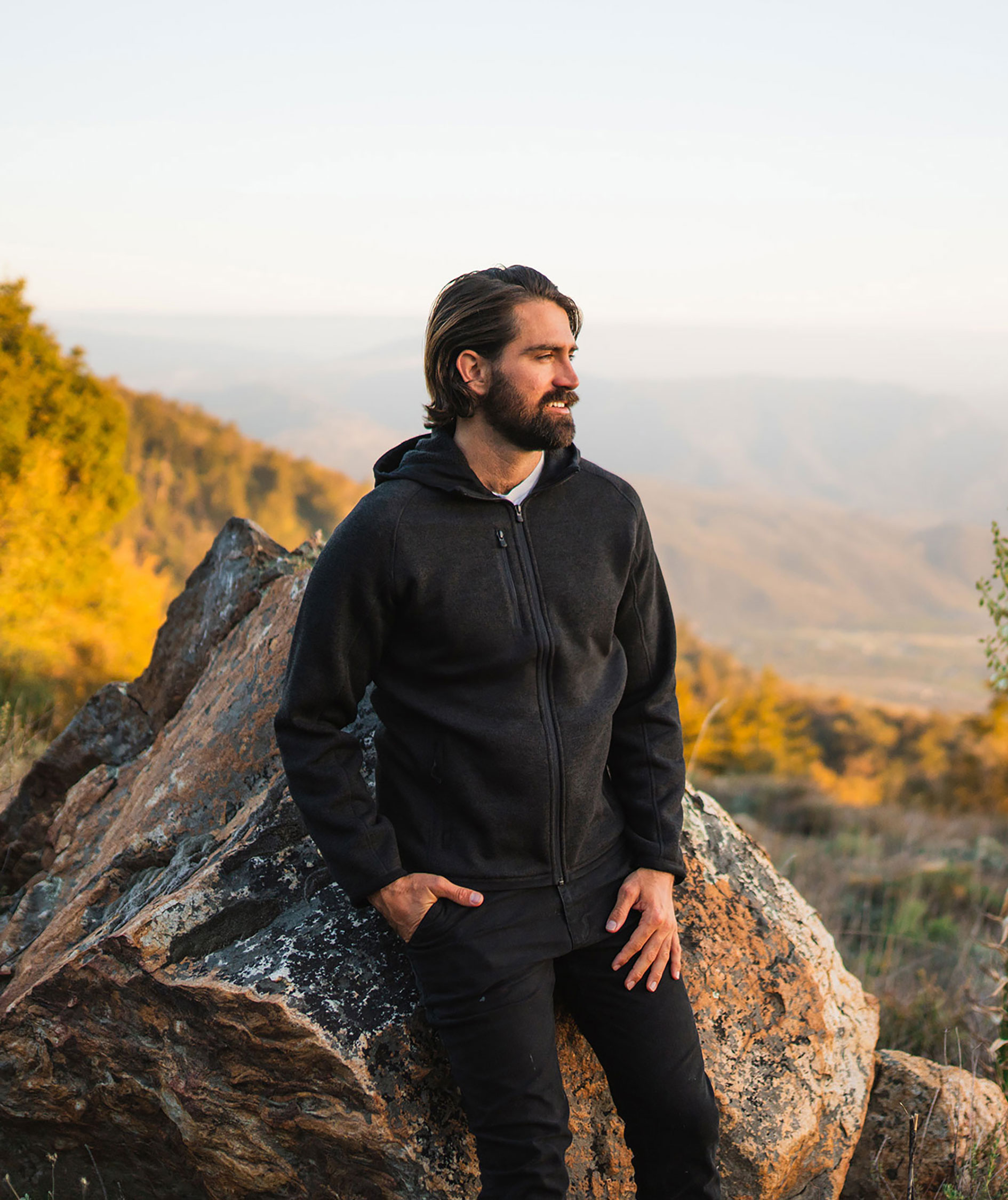 Stormtech Avalanche knitted jacket, Black mottled, large image number 1