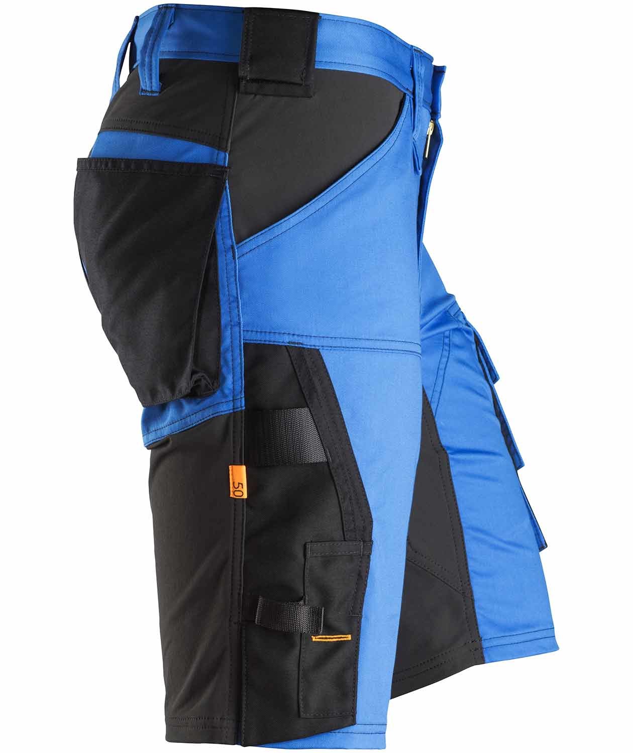 Snickers AllroundWork arbeidsshorts 6143, Bl&aring;/Svart, large image number 3