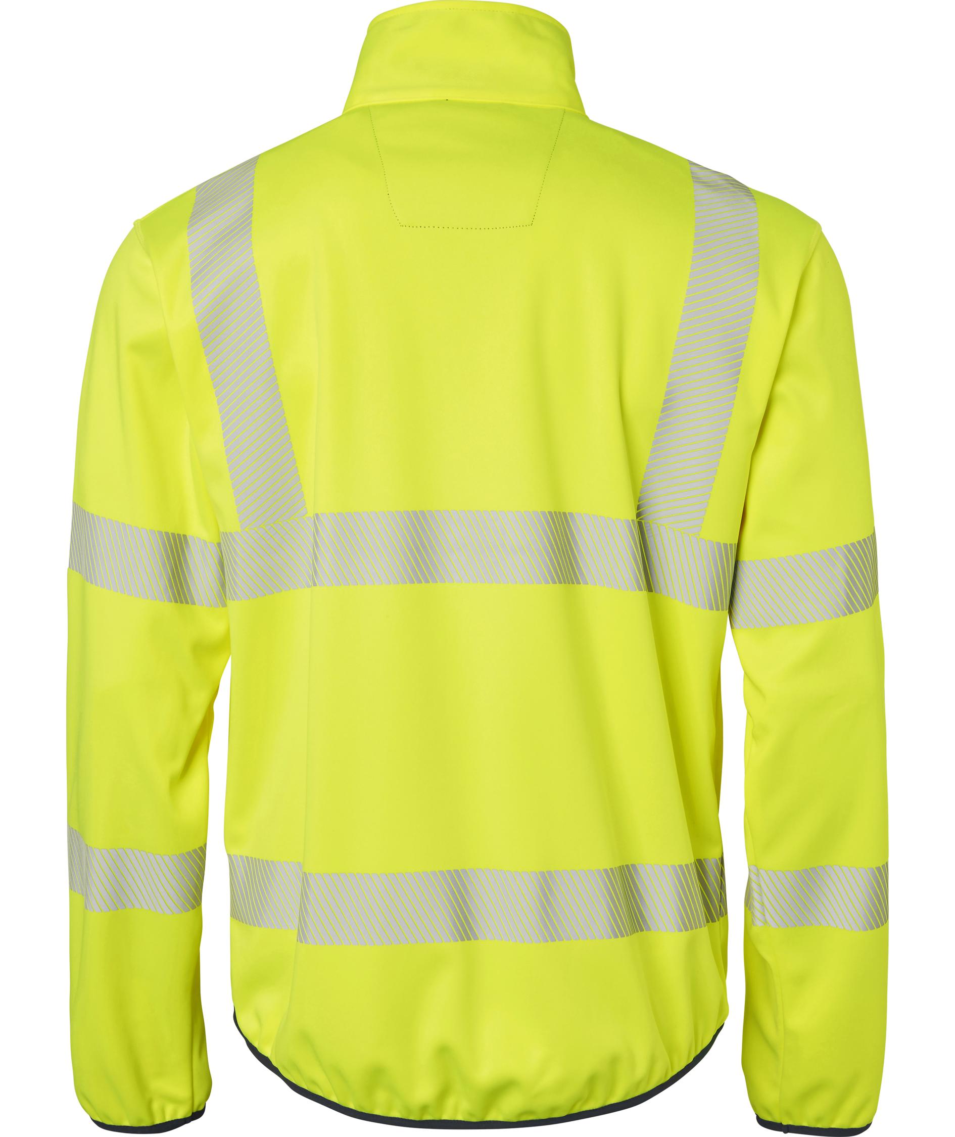 Top Swede softshelljakke 7721, Hi-Vis Gul/Navy