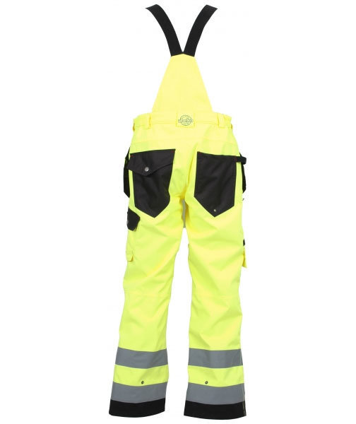 Abeko &Aring;bo arbetsbyxa, Varsel Gul/Svart