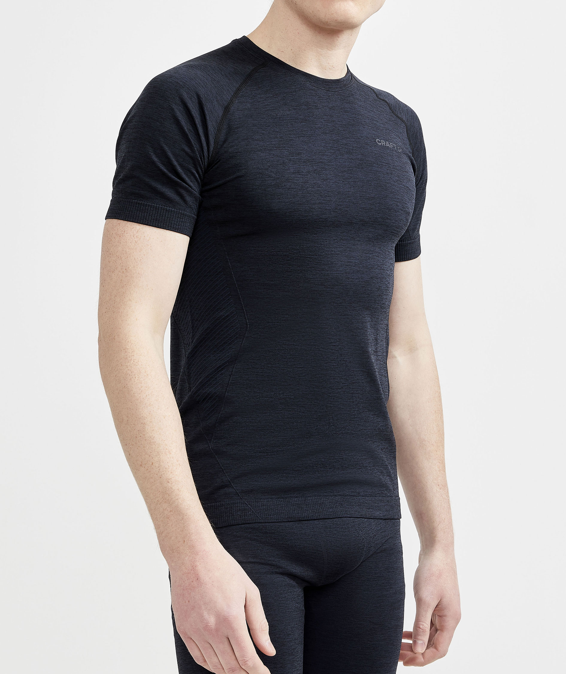 Craft CORE Dry Active Comfort short-sleeved baselayer pullover, Black, large image number 3
