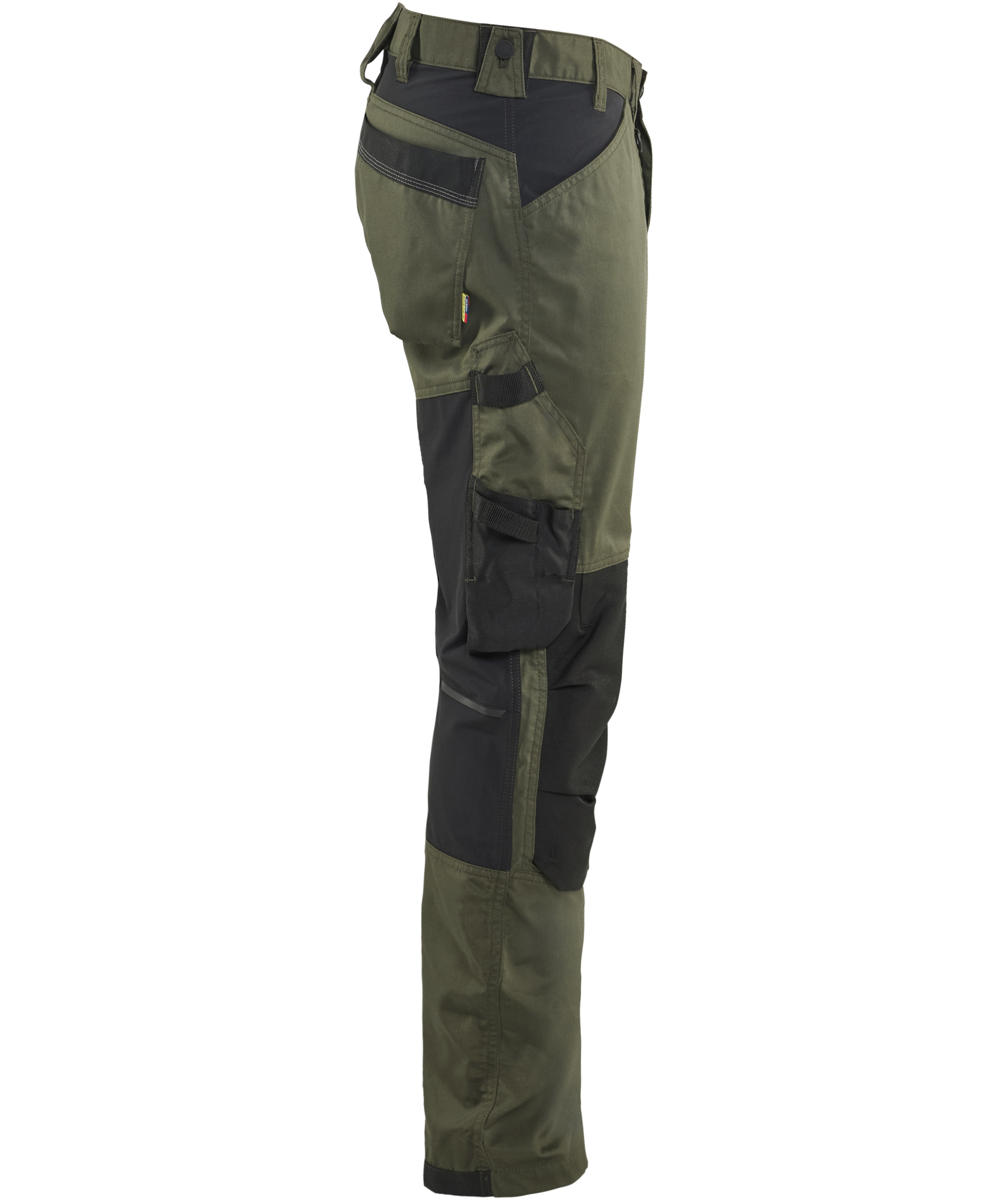 Bl&aring;kl&auml;der work trousers, Forest green/black, large image number 2