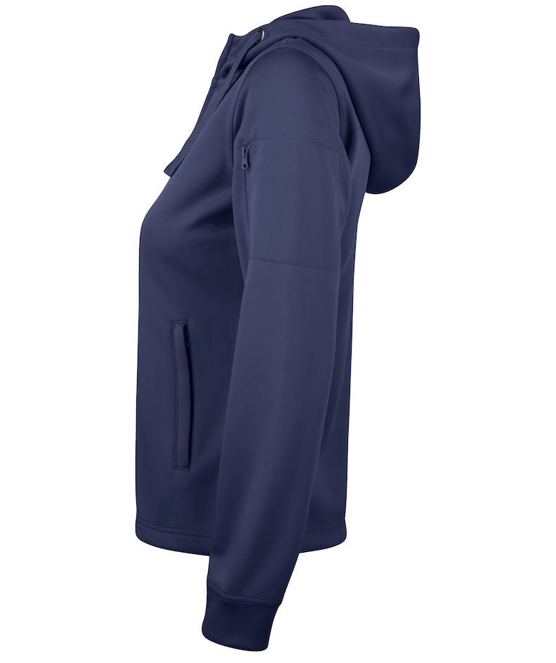 Clique Basic Active women's hoodie, Dark Marine Blue, large image number 3
