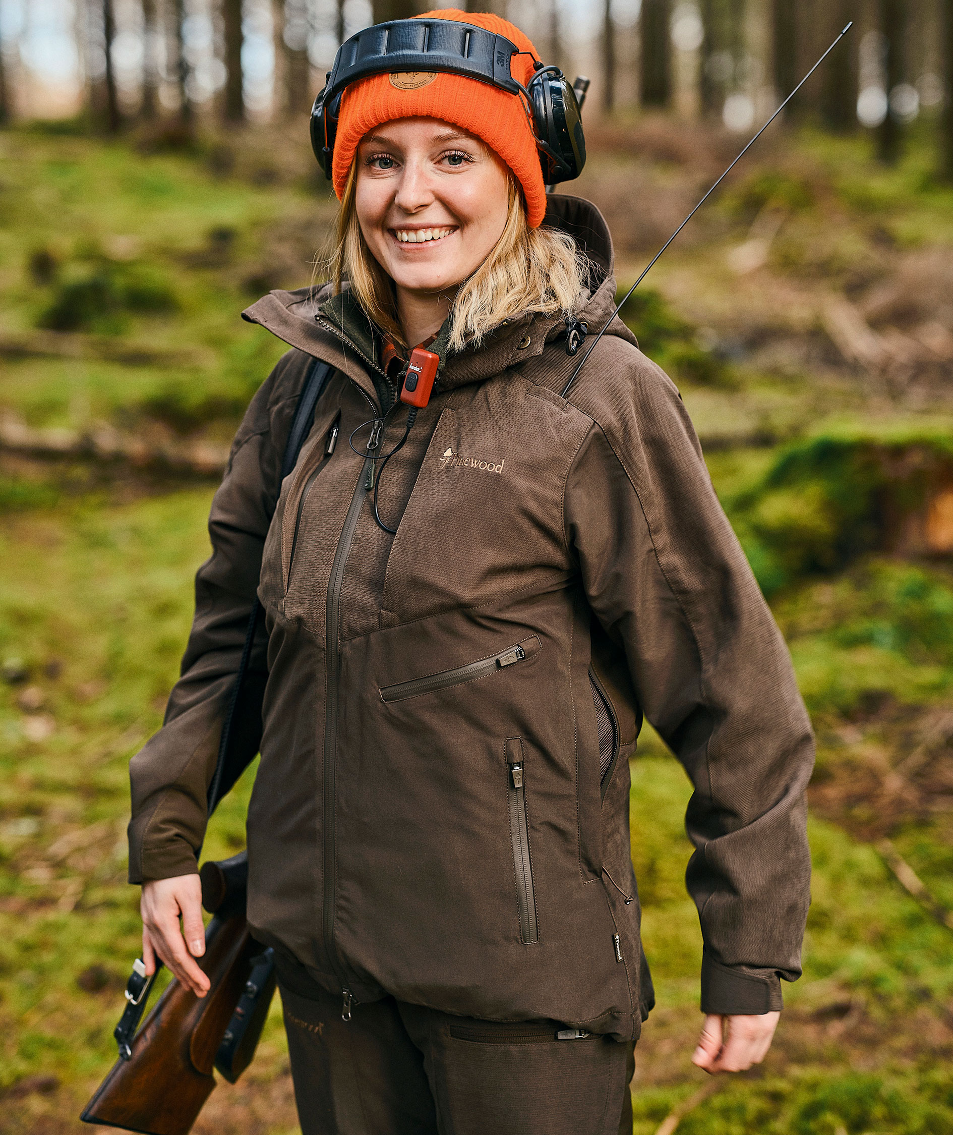 Pinewood&nbsp;Furudal Hunt Extreme damejakke, Suede Brown/dark olive, large image number 1