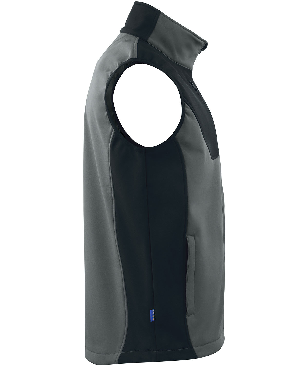 ProJob softshellv&auml;st 3702, Gr&aring;, large image number 3