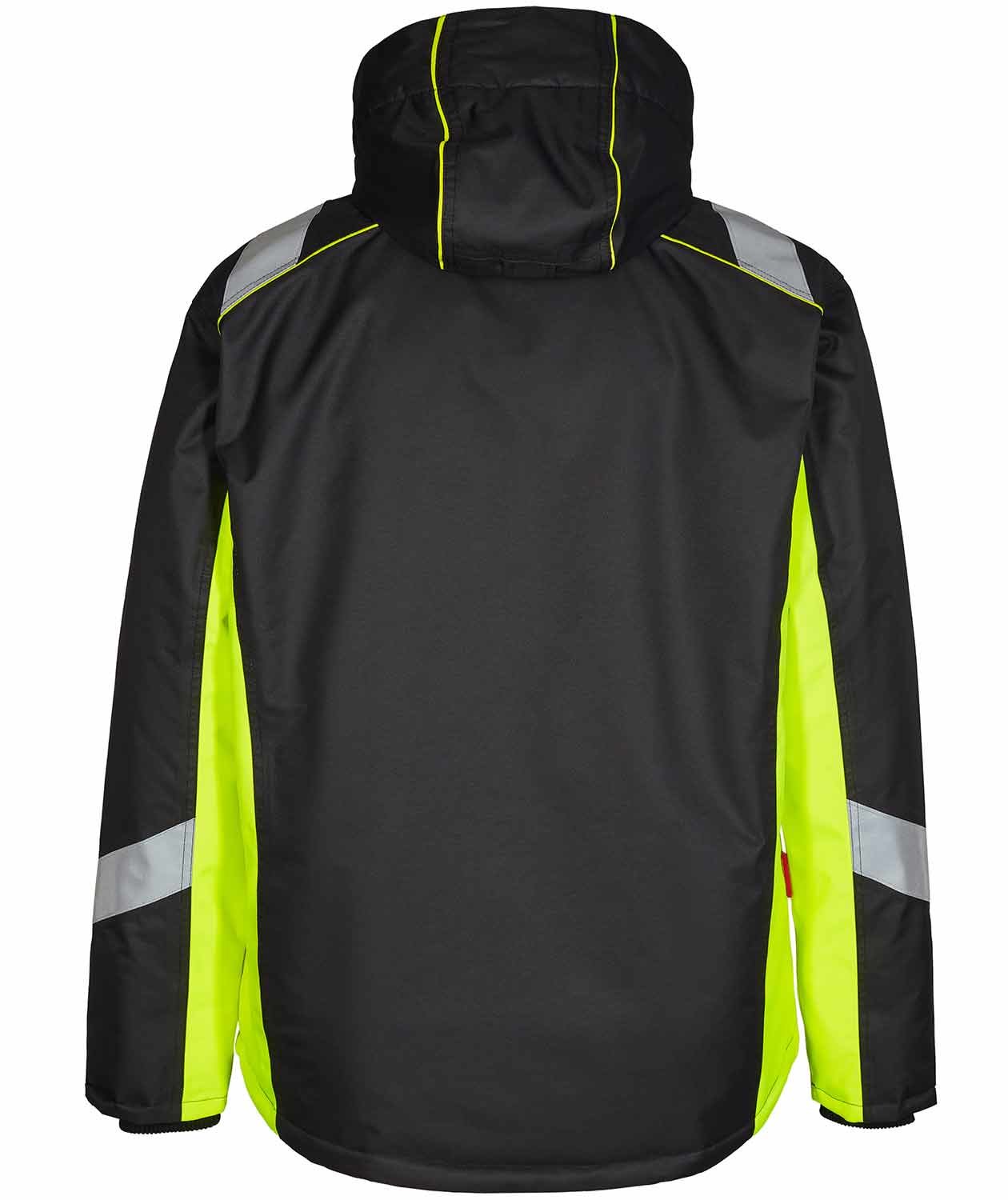 Engel Cargo vinterjakke, Sort/Gul, large image number 2