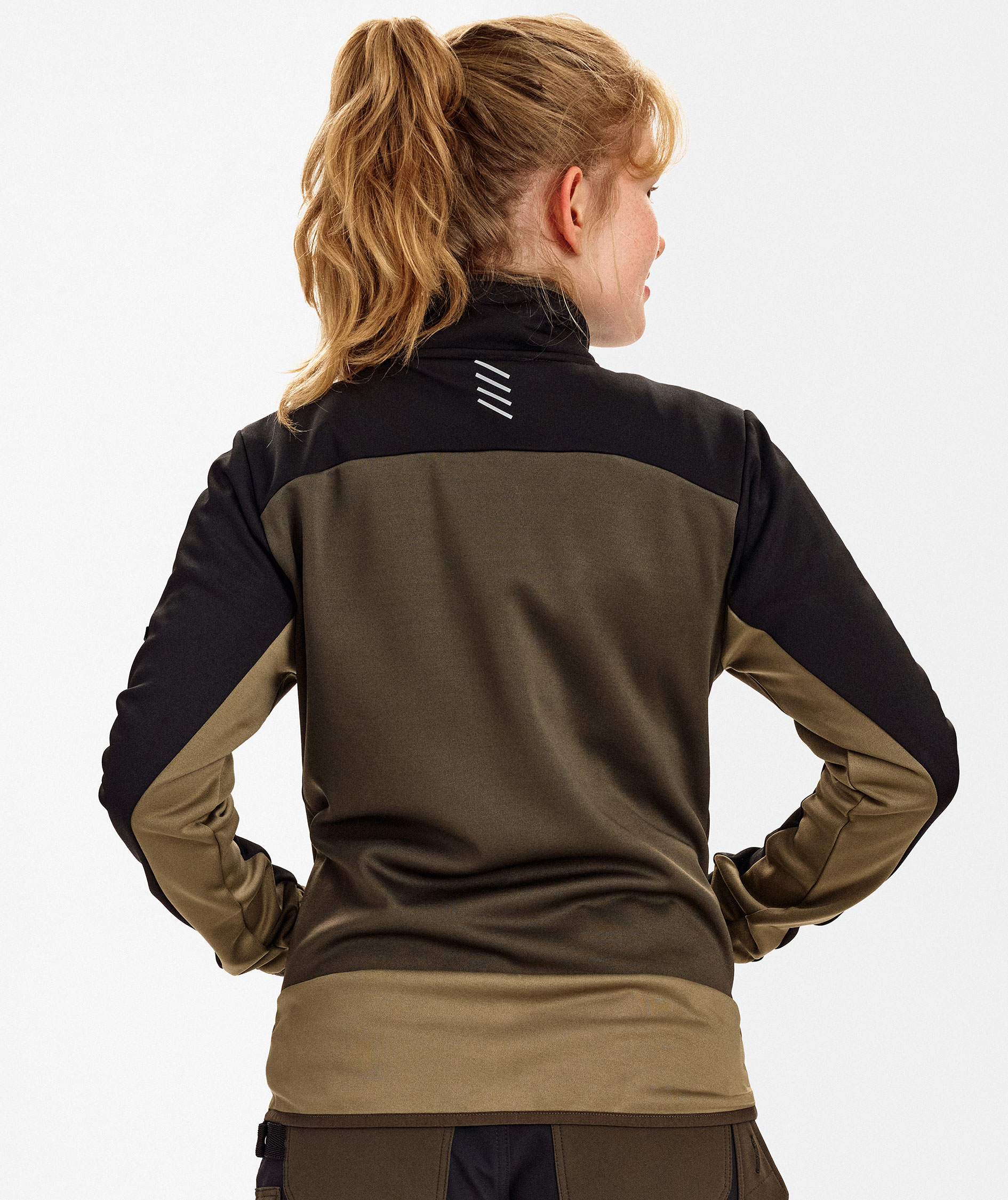 Engel Entire women's midlayer cardigan, Forest Green/Black, large image number 4