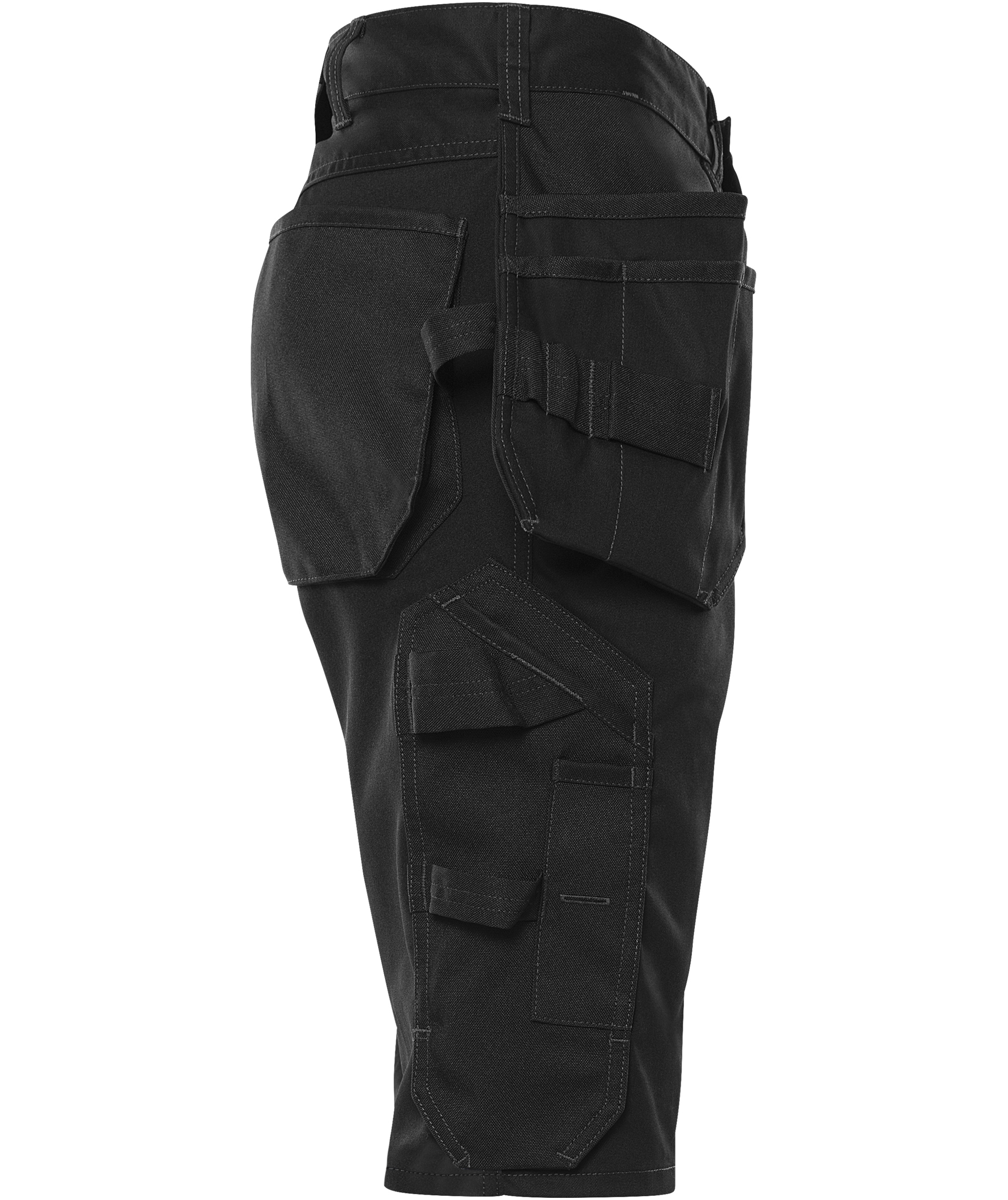 Fristads dame h&aring;ndverkershorts 2904 GWM, Svart, large image number 4