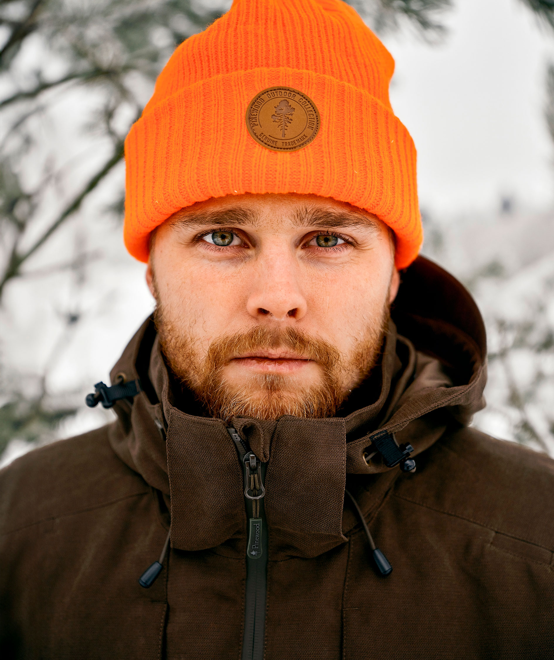 Pinewood Furudal Caribou Hunt Extreme jakke, Suede Brown/dark olive, large image number 8