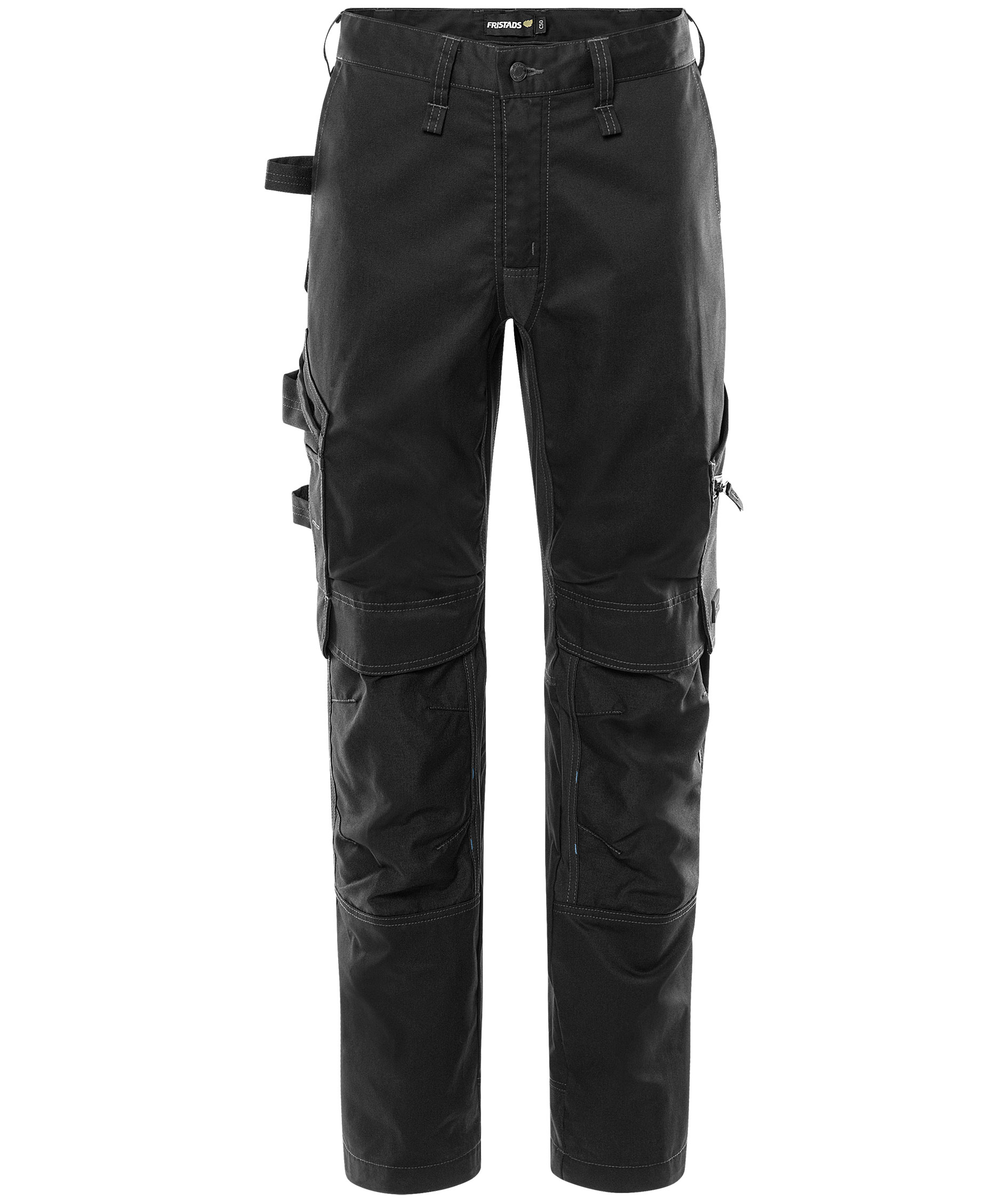 Fristads Green work trousers 2905 GWM, Black, Black, swatch